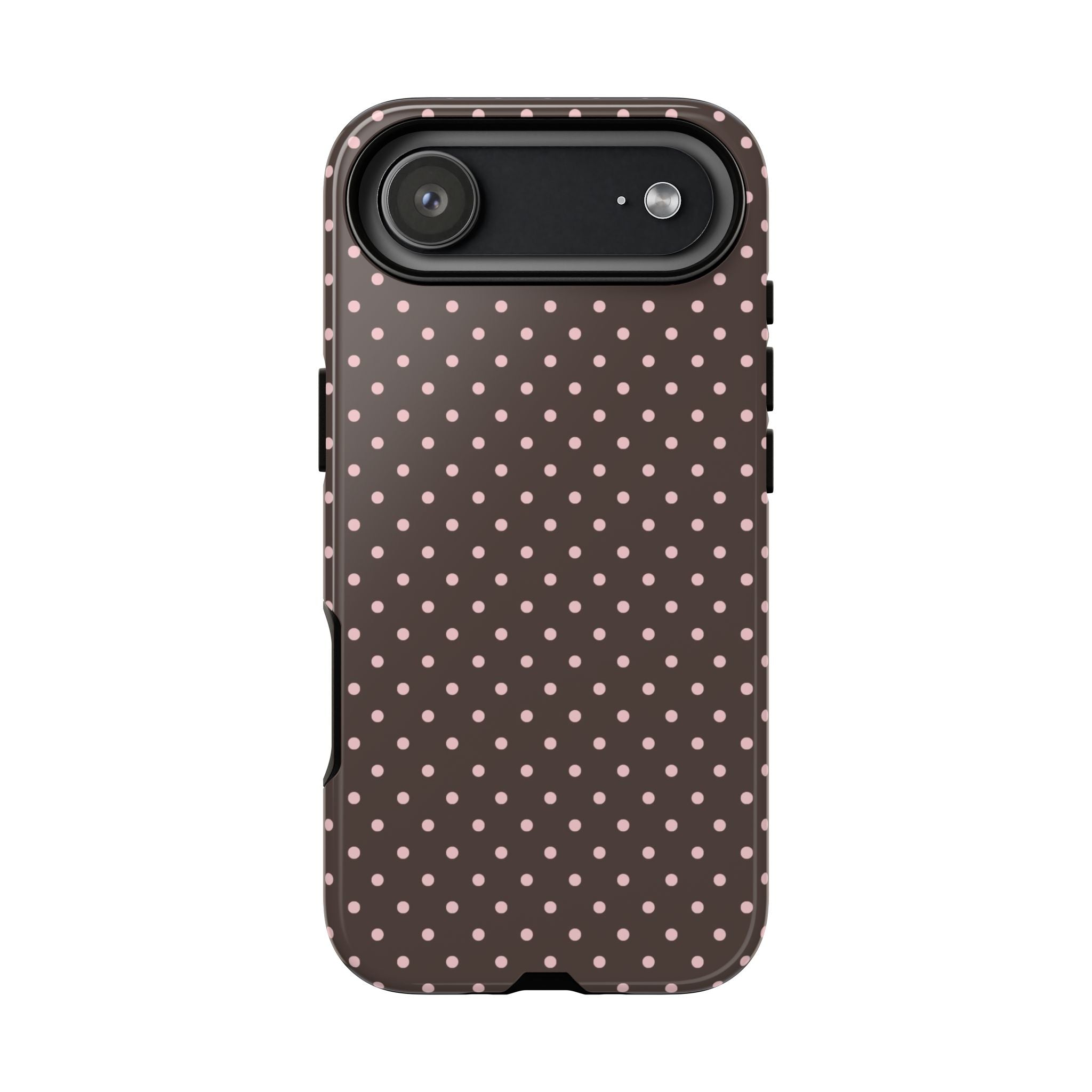 Brown Polka Phone Case