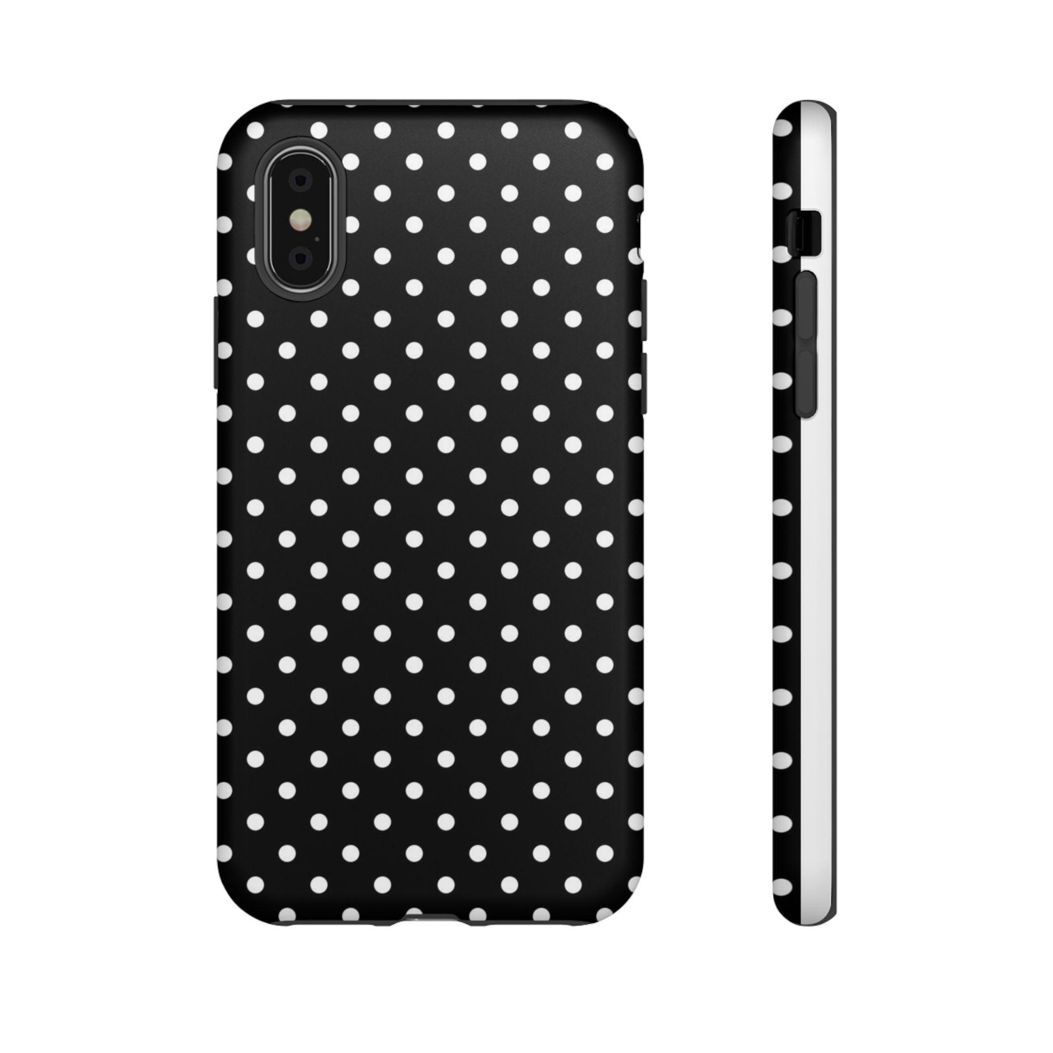 Black Polka Dot Phone Case