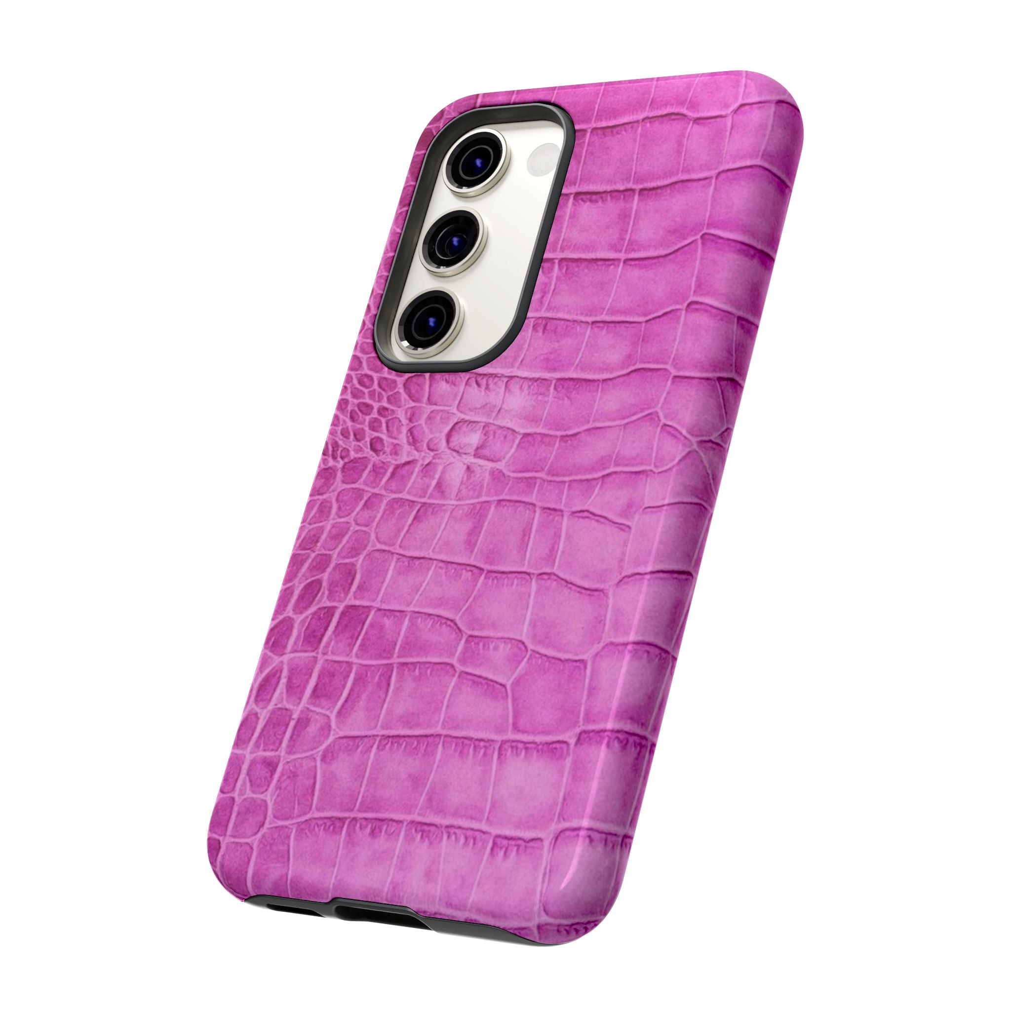 Purple Croc Phone Case