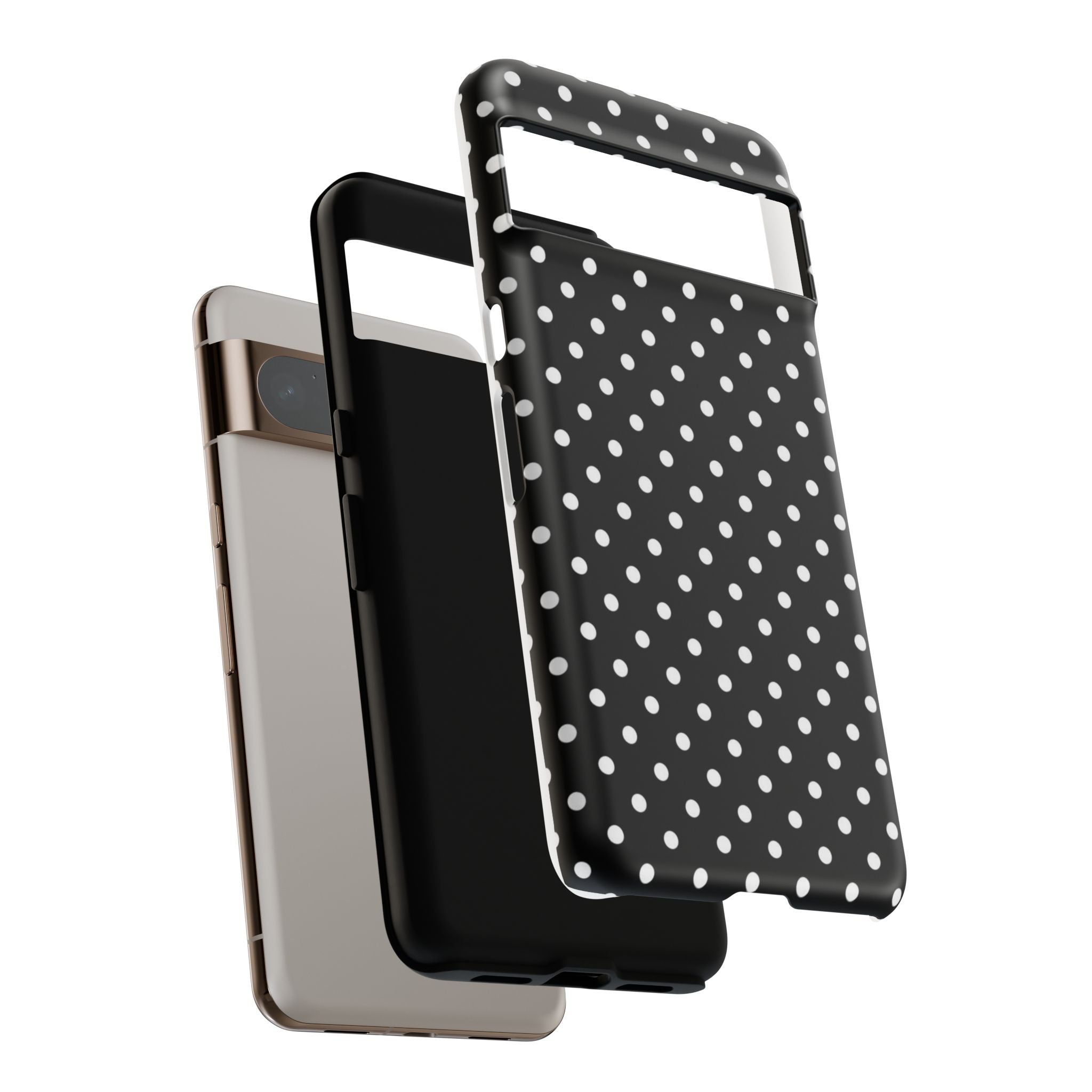 Black Polka Dot Phone Case
