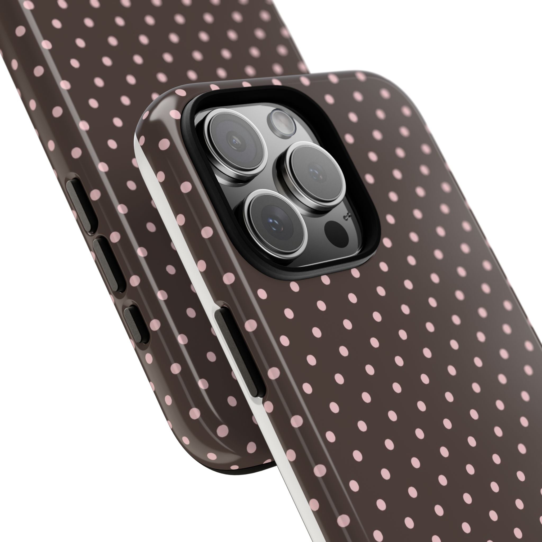 Brown Polka Phone Case