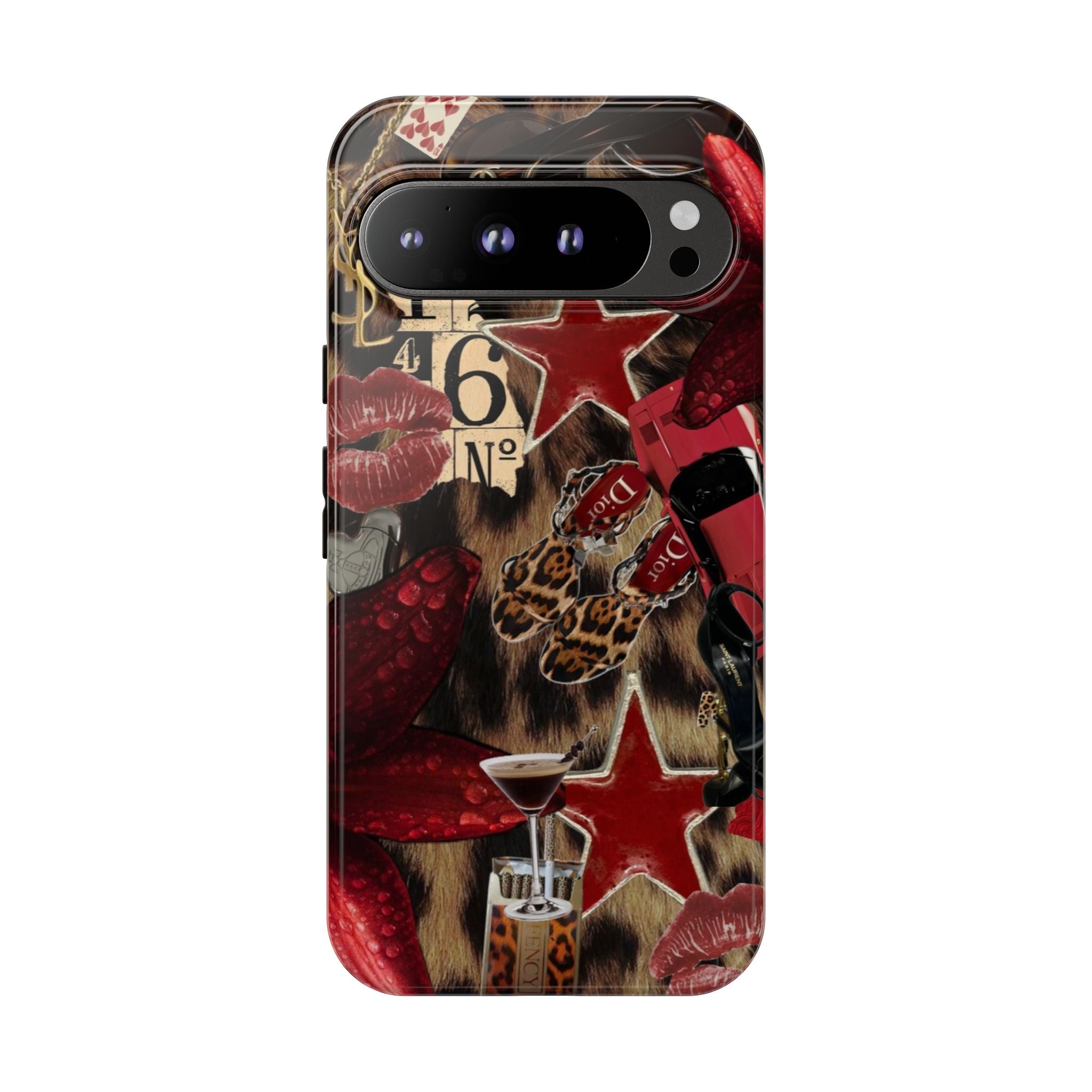 Cheetah Red Phone Case