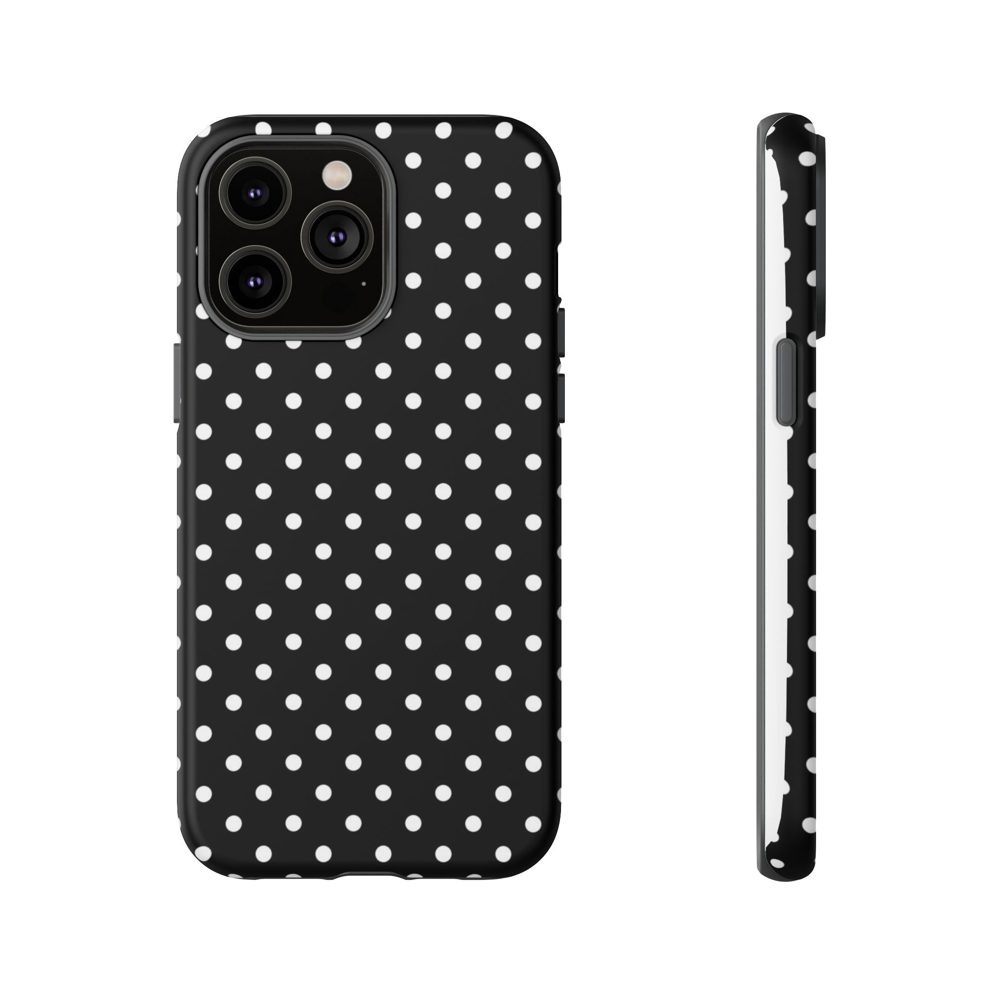 Black Polka Dot Phone Case