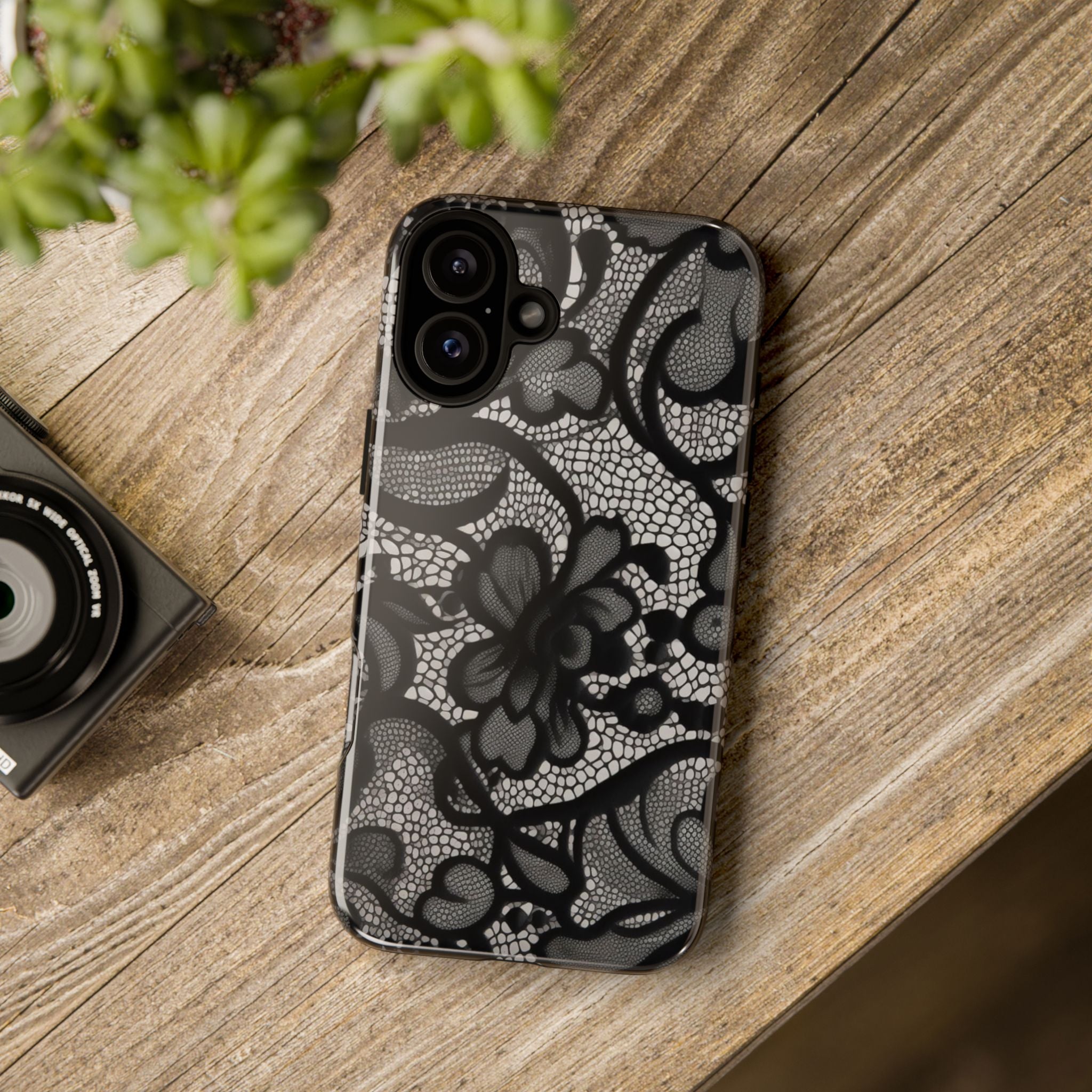 Black Lace Phone Case