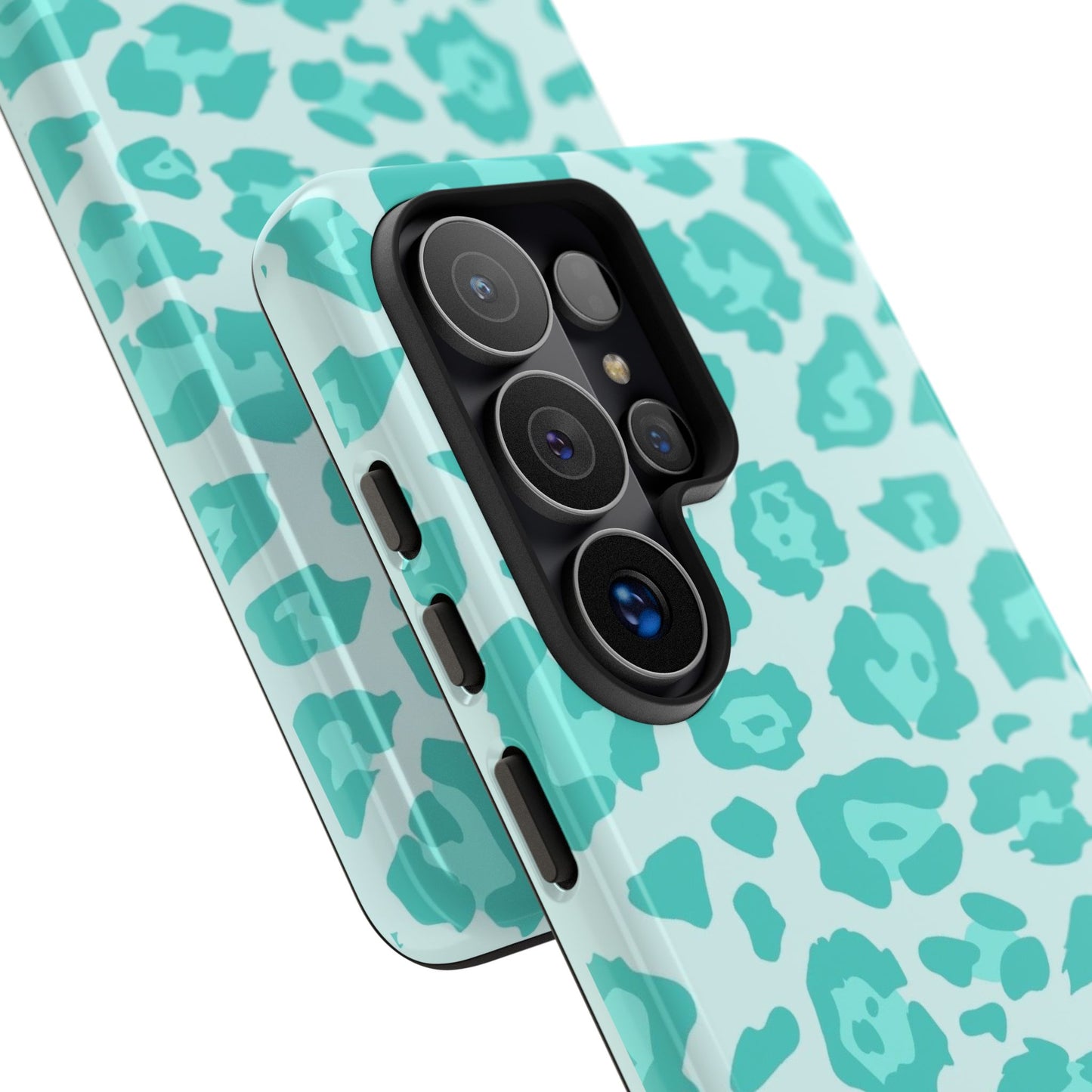 Teal Leopard Tough Case