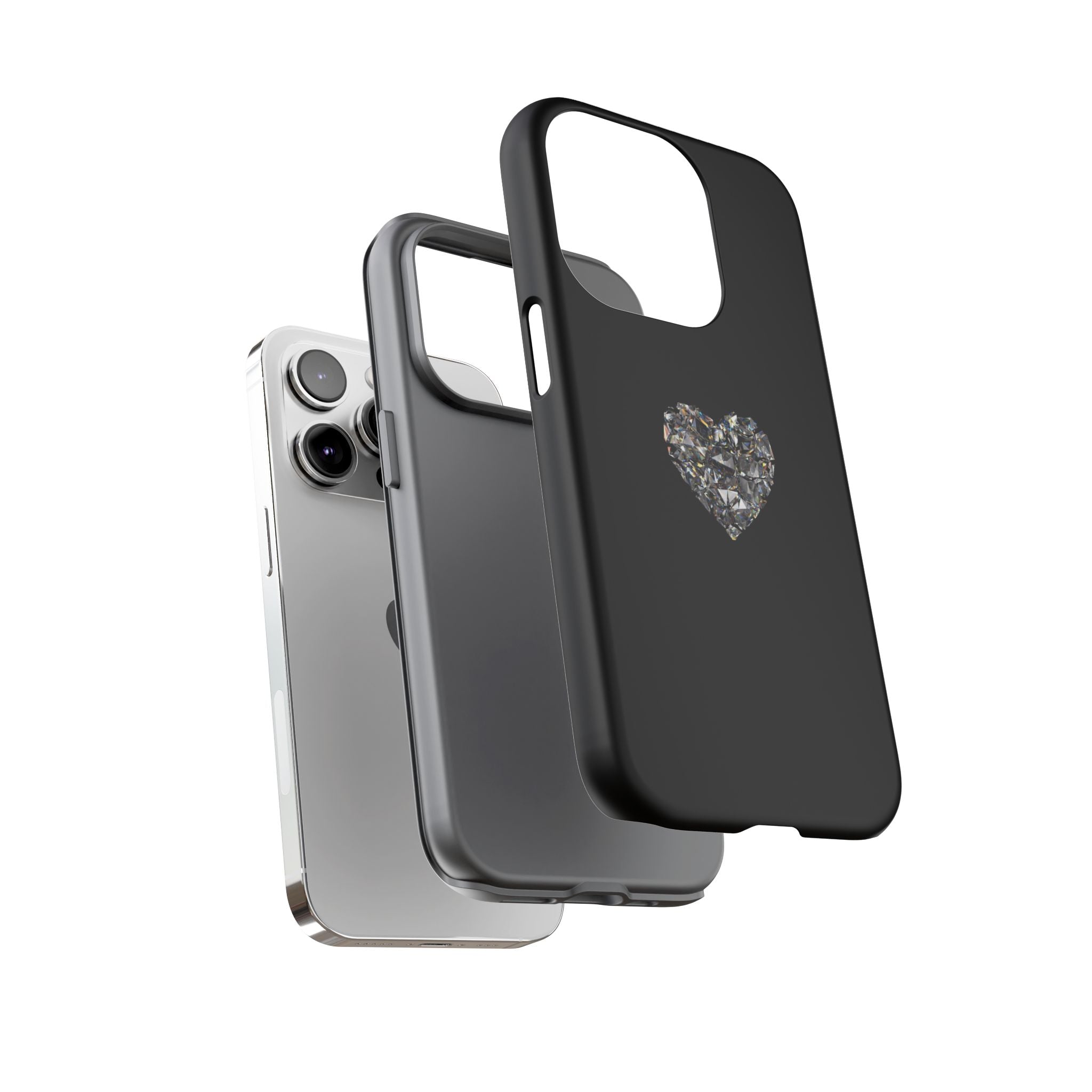 Crystal Heart Phone Case