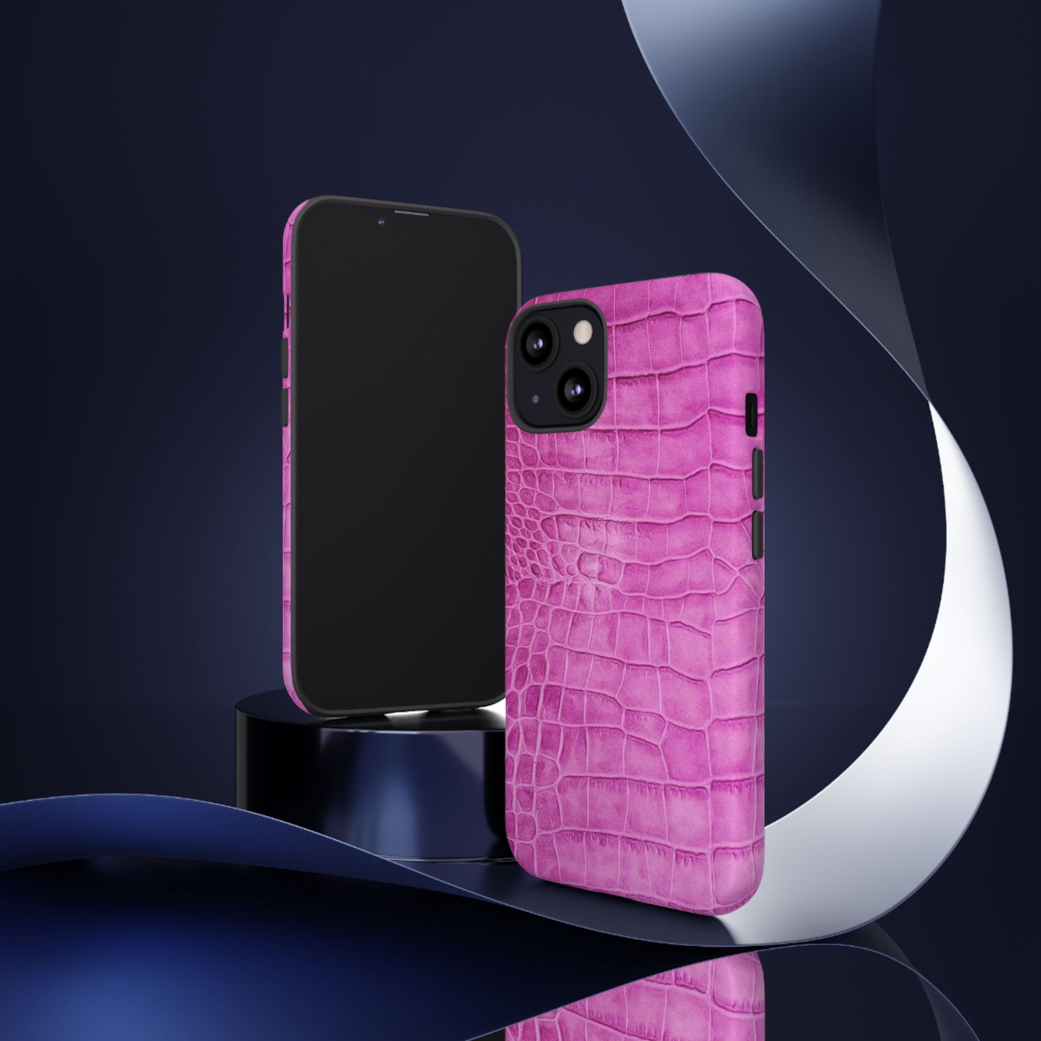 Purple Croc Phone Case