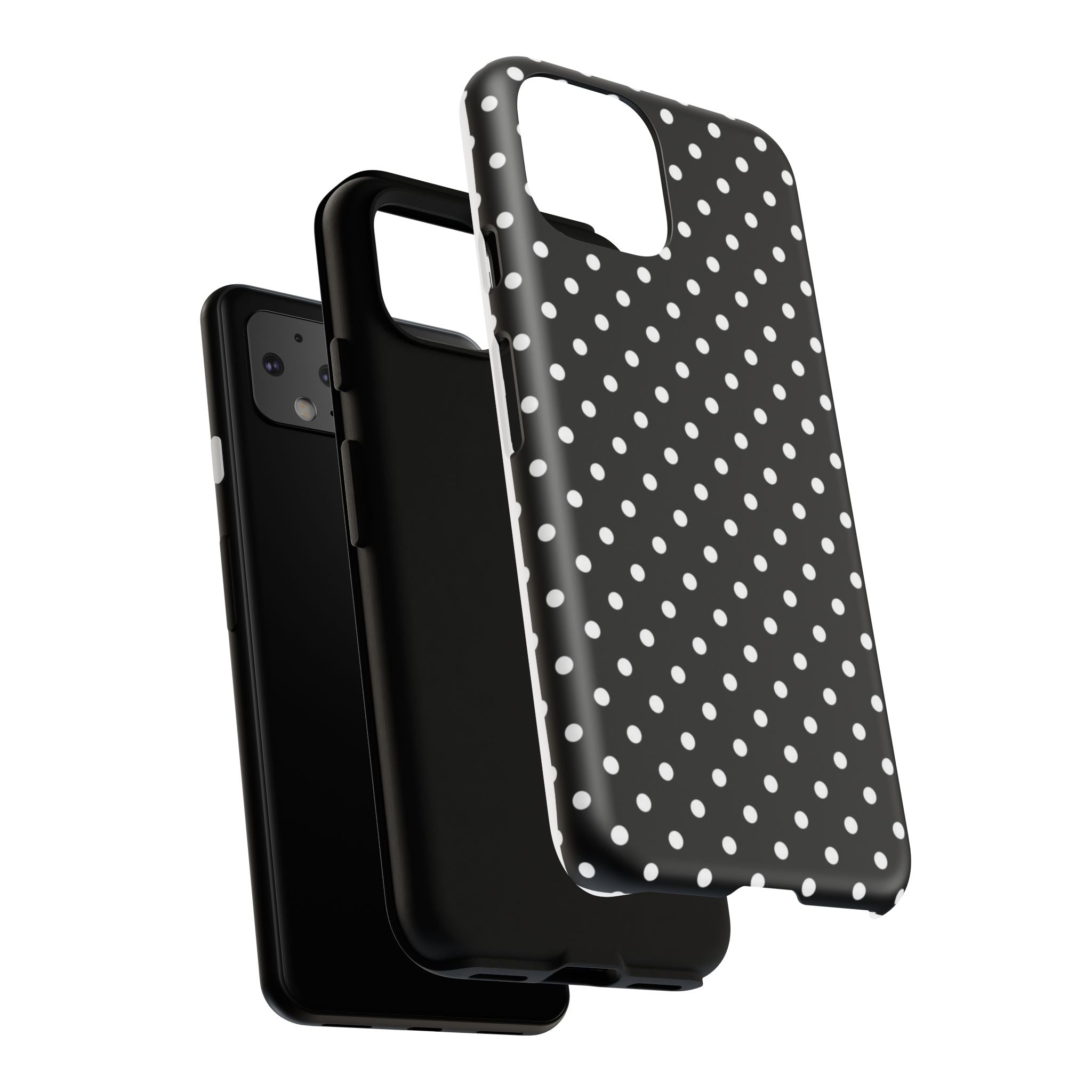 Black Polka Dot Phone Case