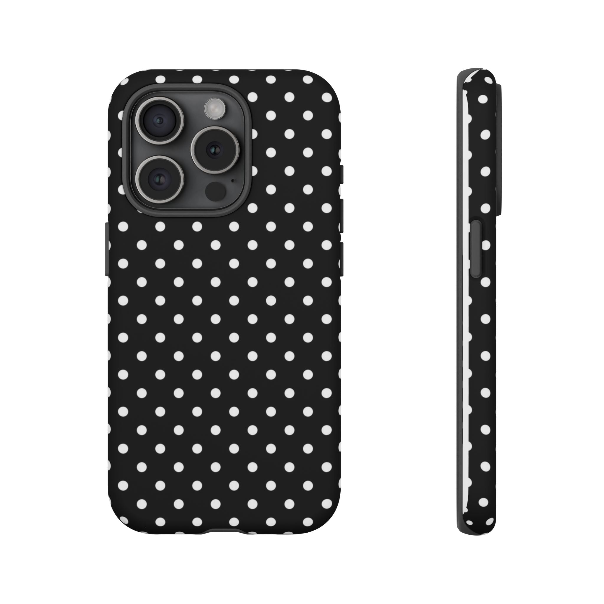 Black Polka Dot Phone Case