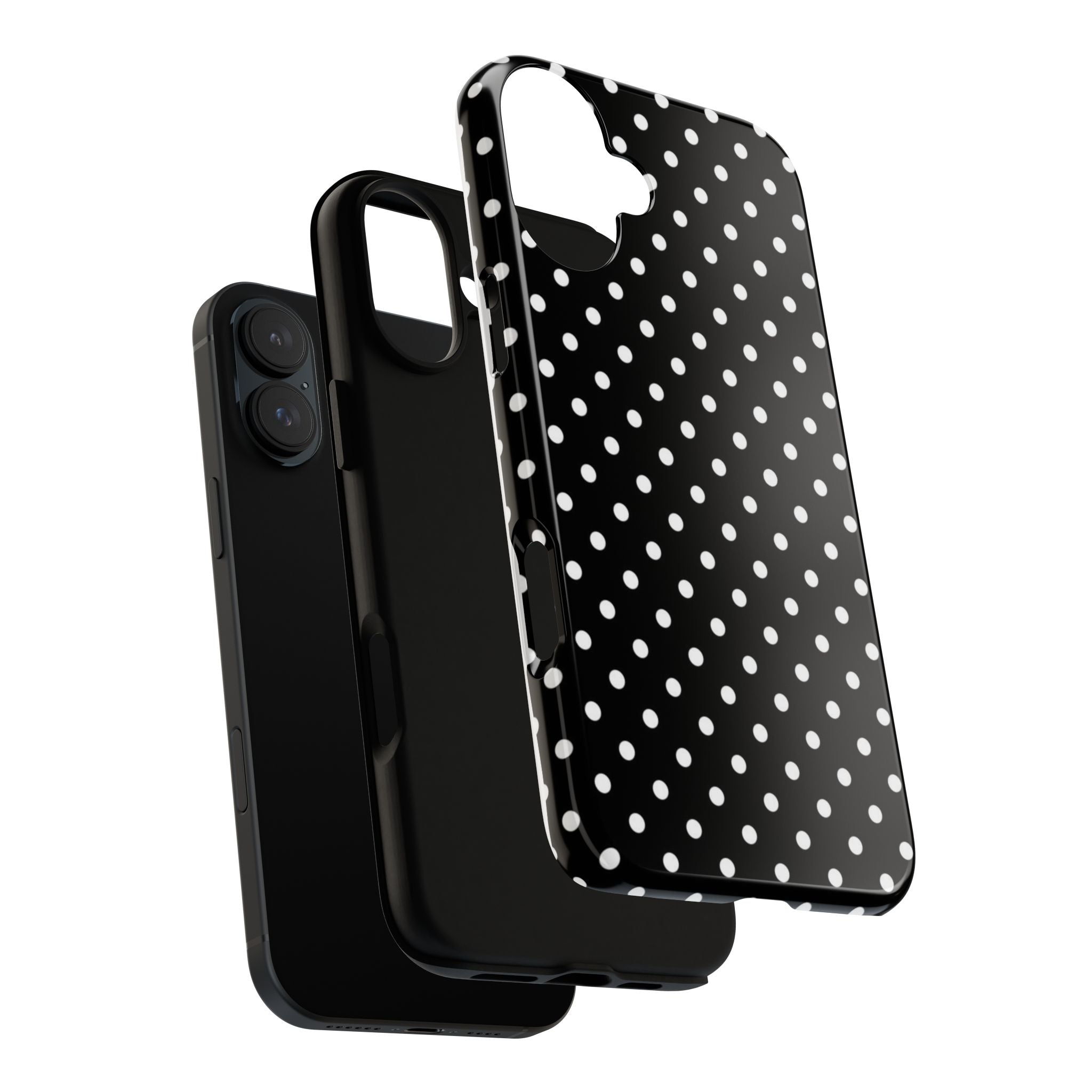 Black Polka Dot Phone Case