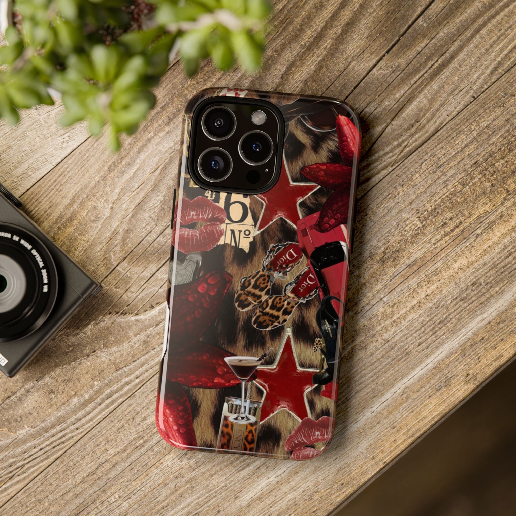 Cheetah Red Phone Case