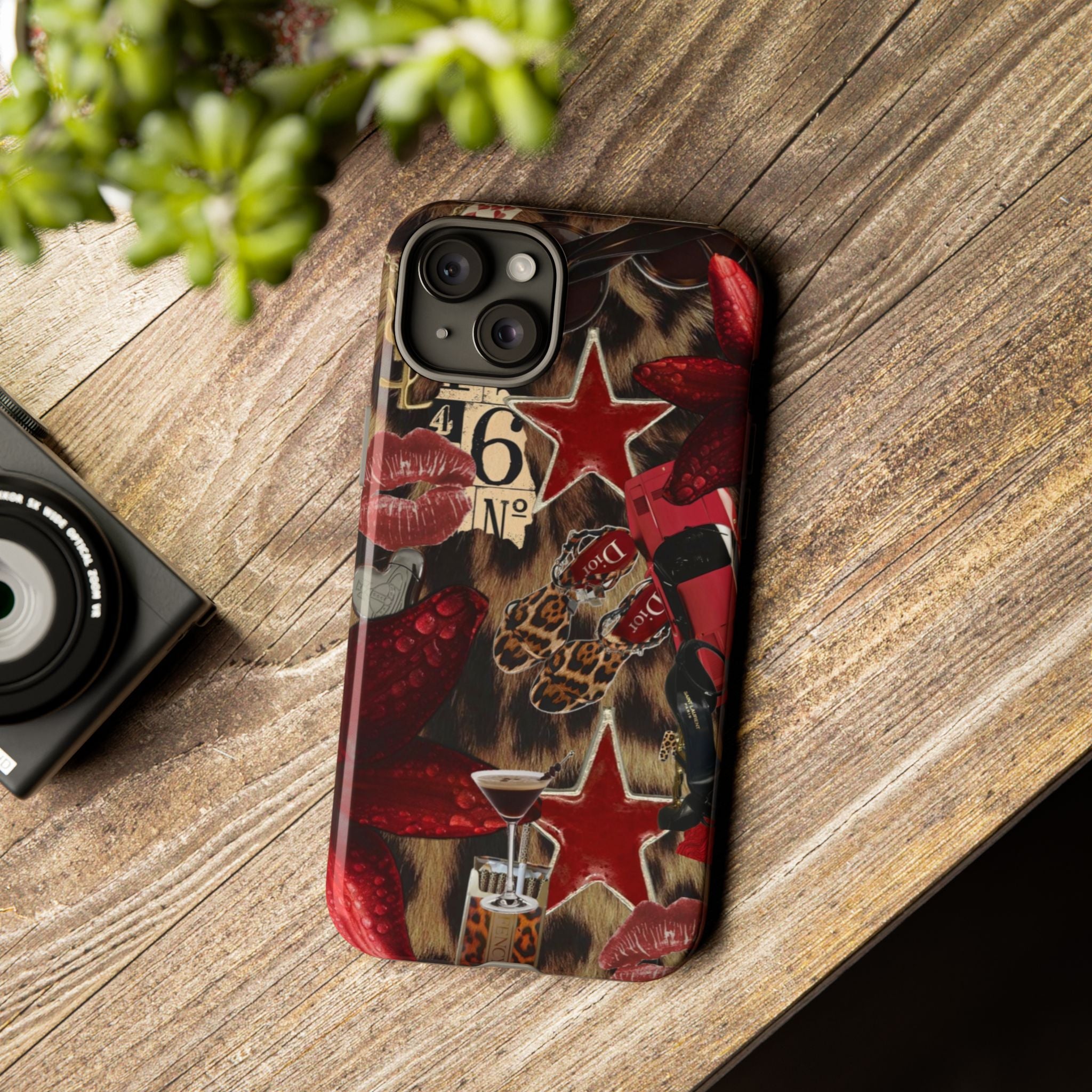 Cheetah Red Phone Case