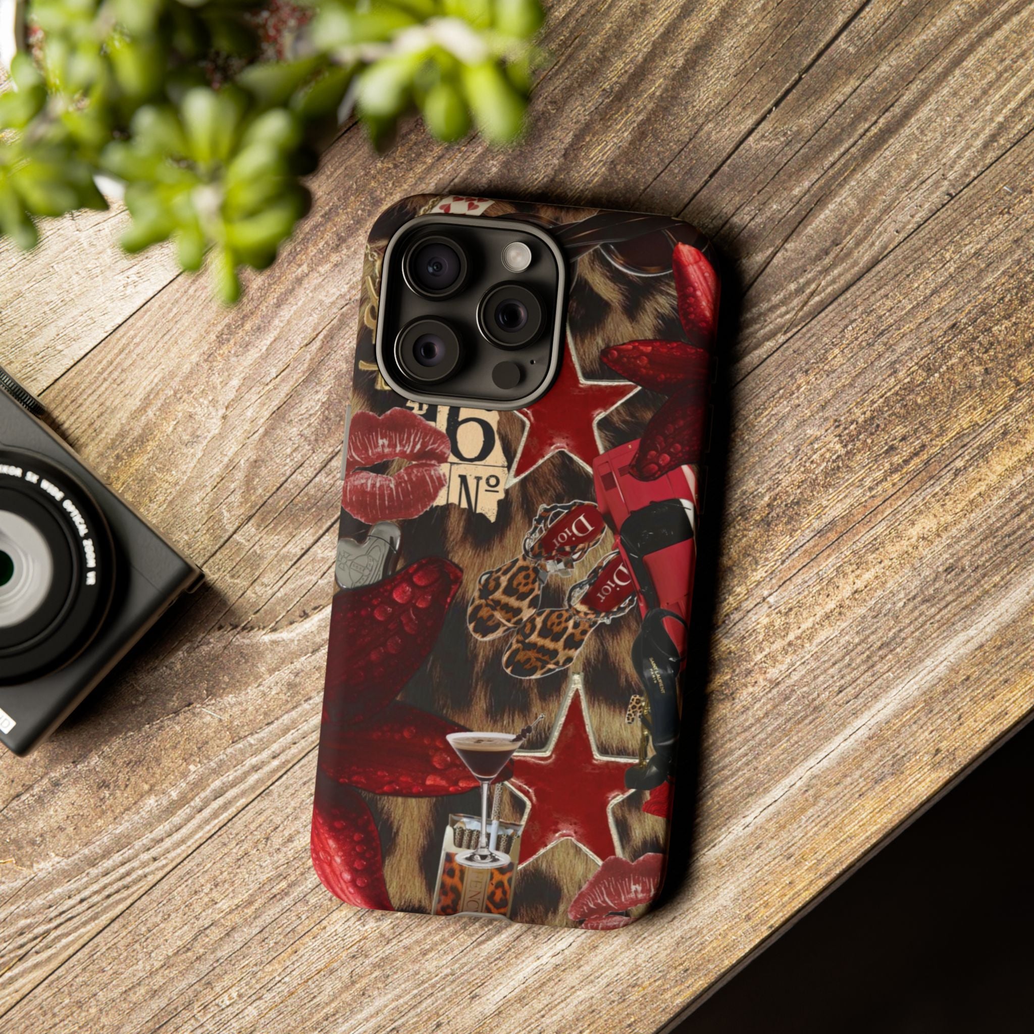 Cheetah Red Phone Case
