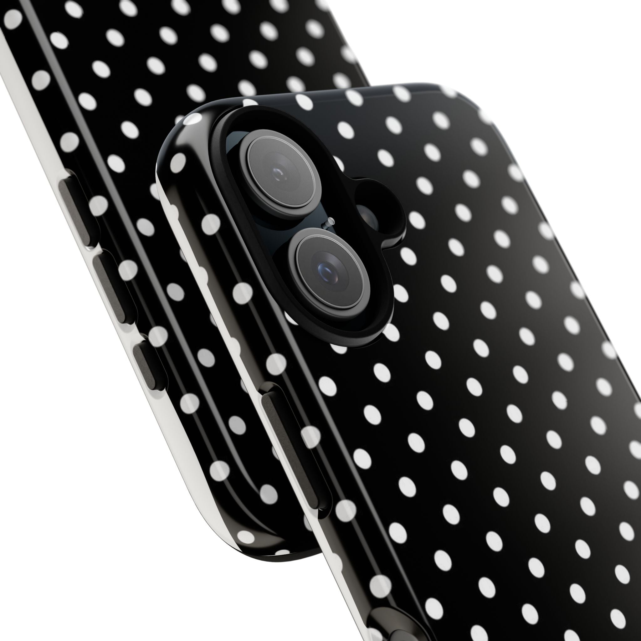 Black Polka Dot Phone Case