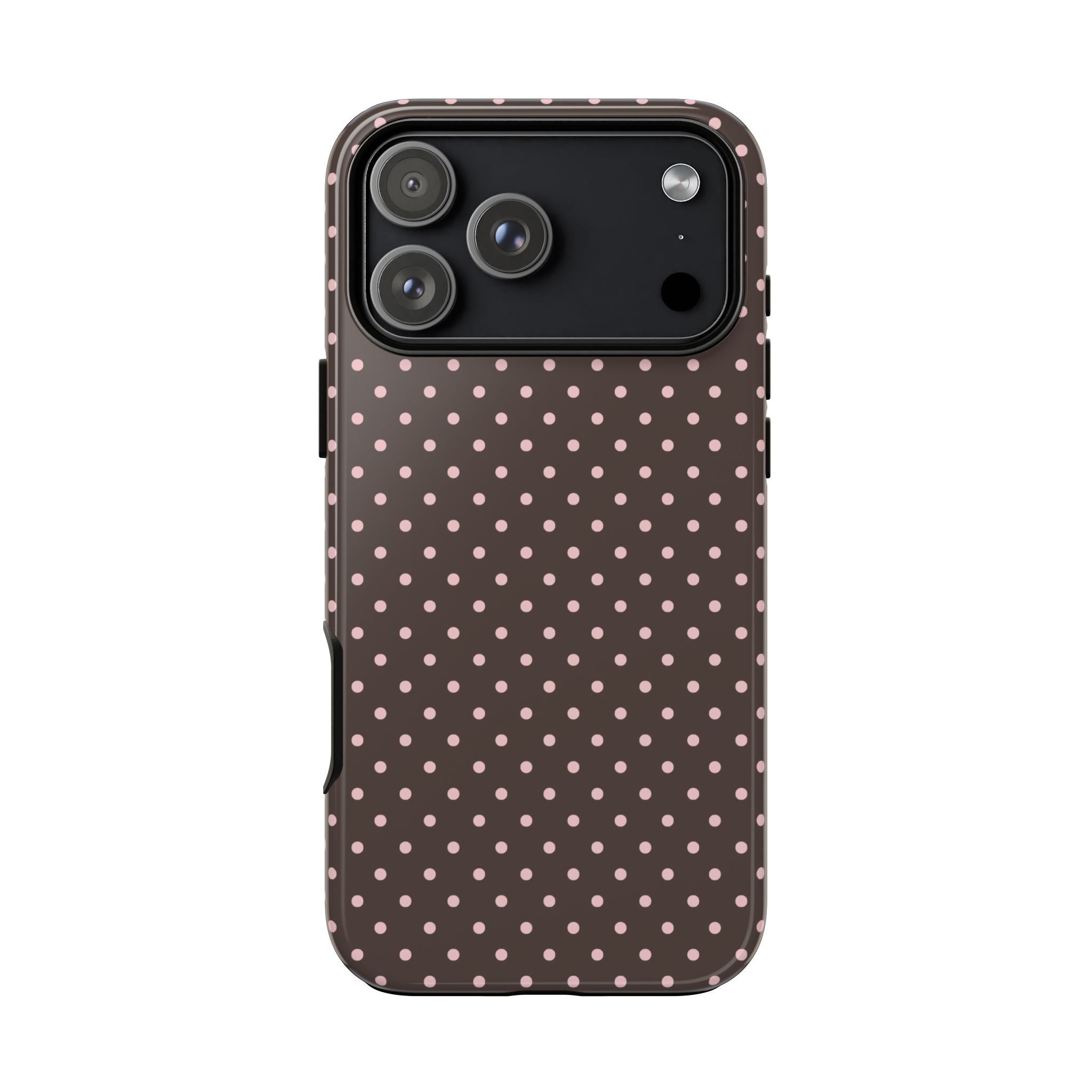 Brown Polka Phone Case