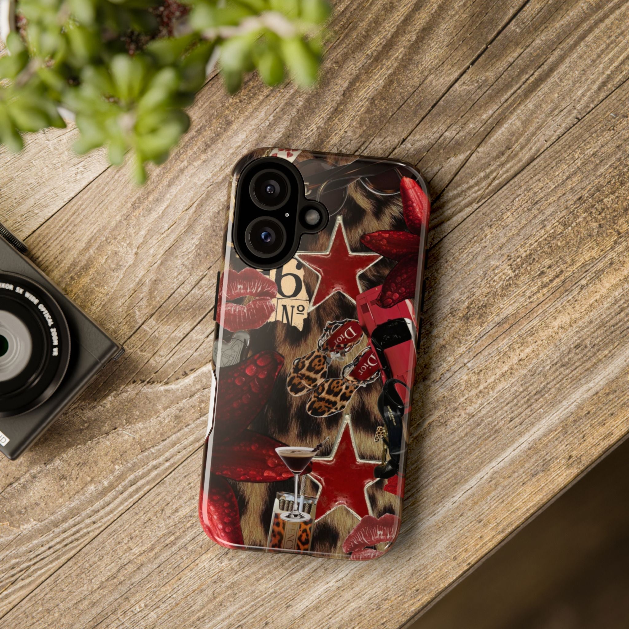 Cheetah Red Phone Case