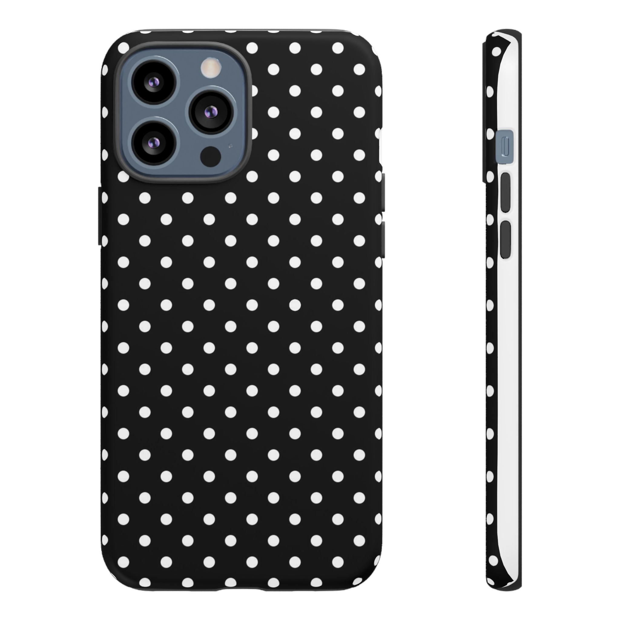 Black Polka Dot Phone Case
