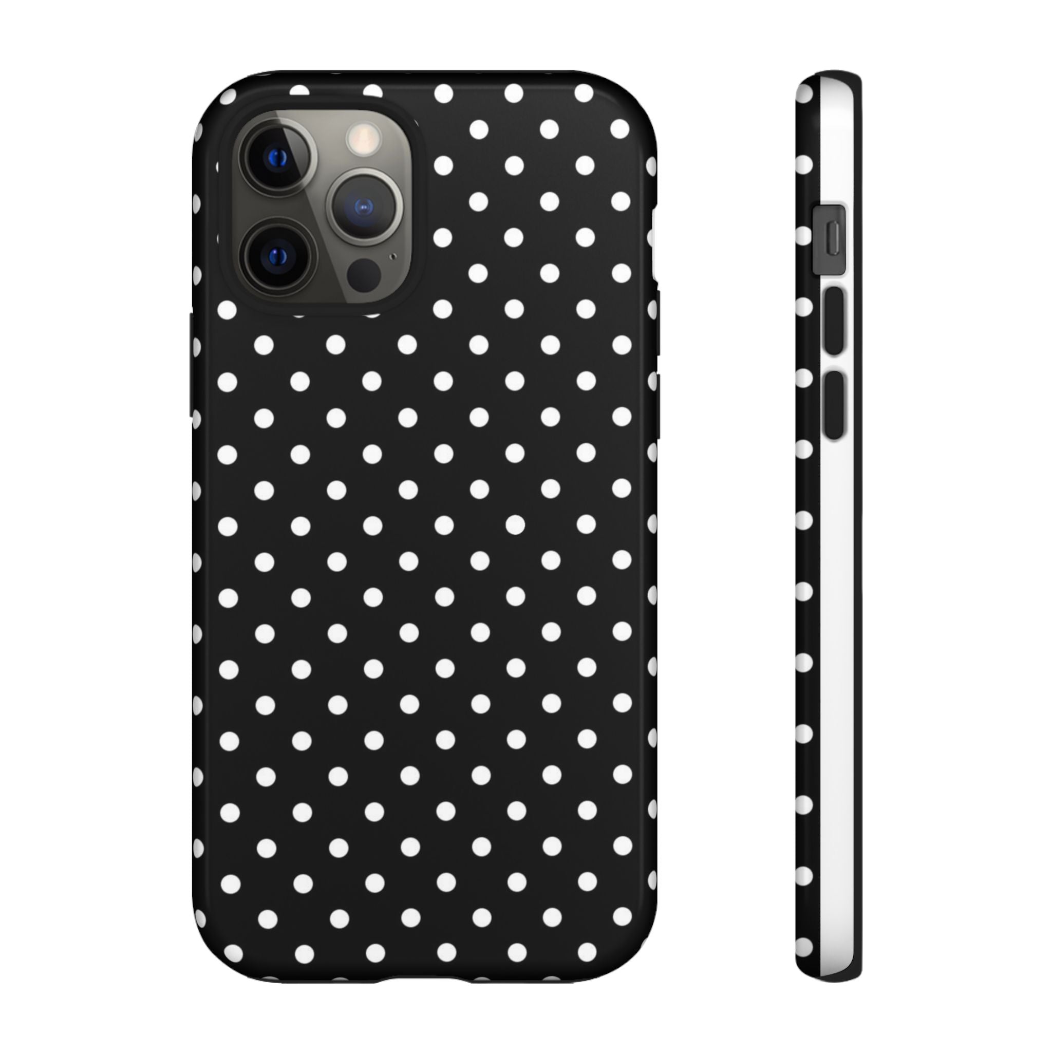 Black Polka Dot Phone Case