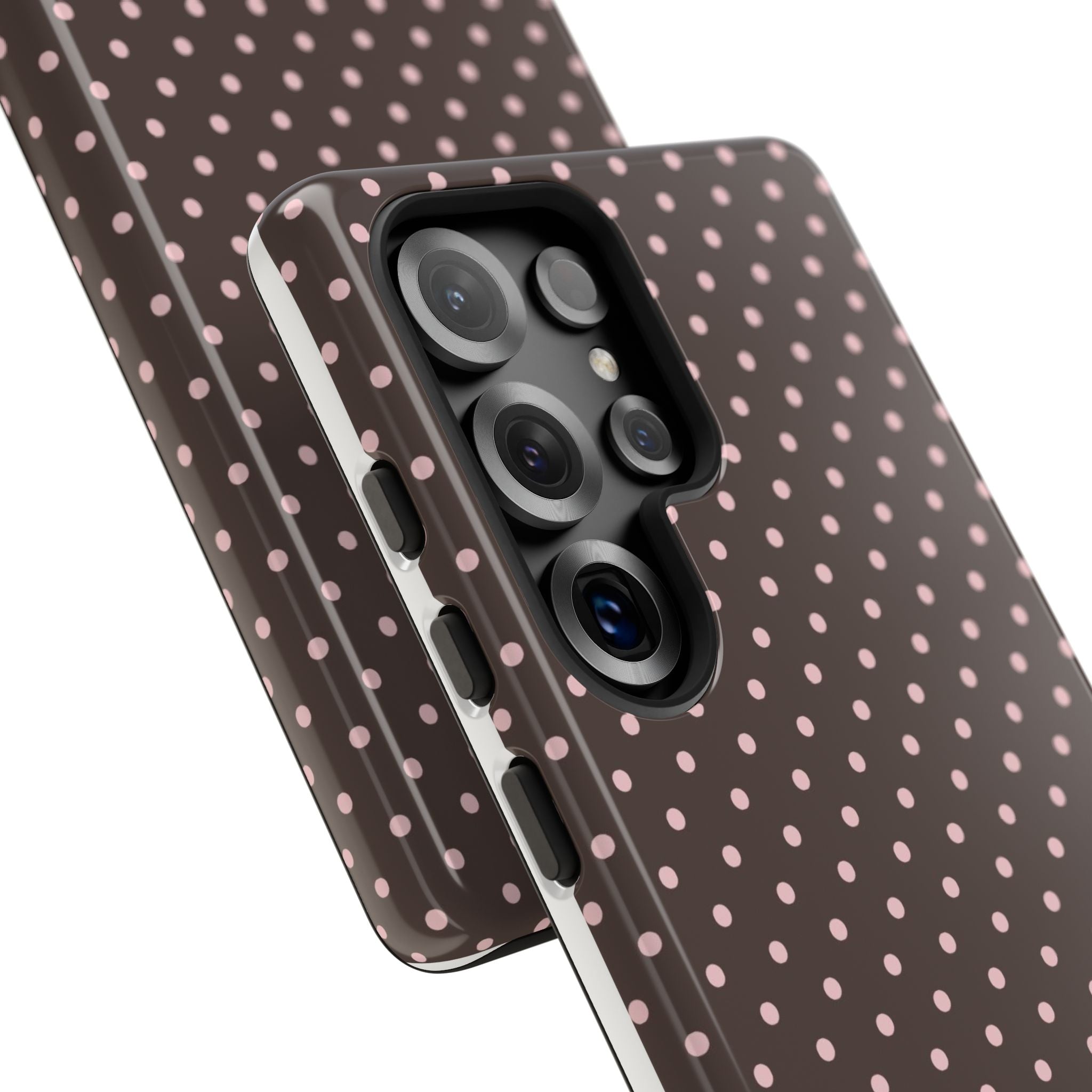 Brown Polka Phone Case