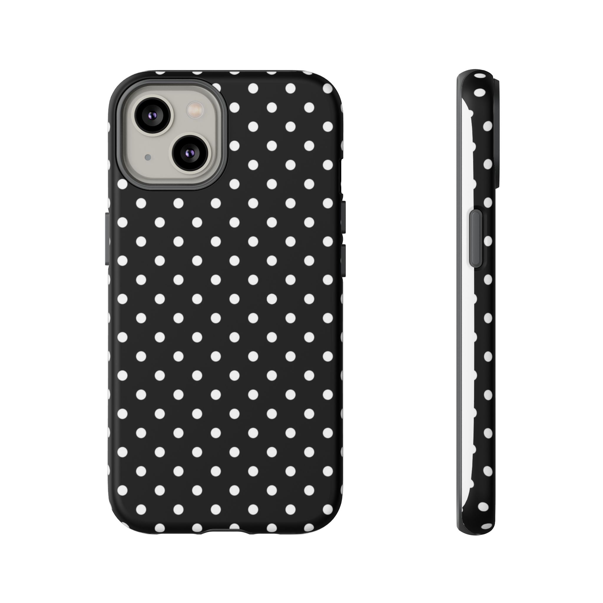 Black Polka Dot Phone Case