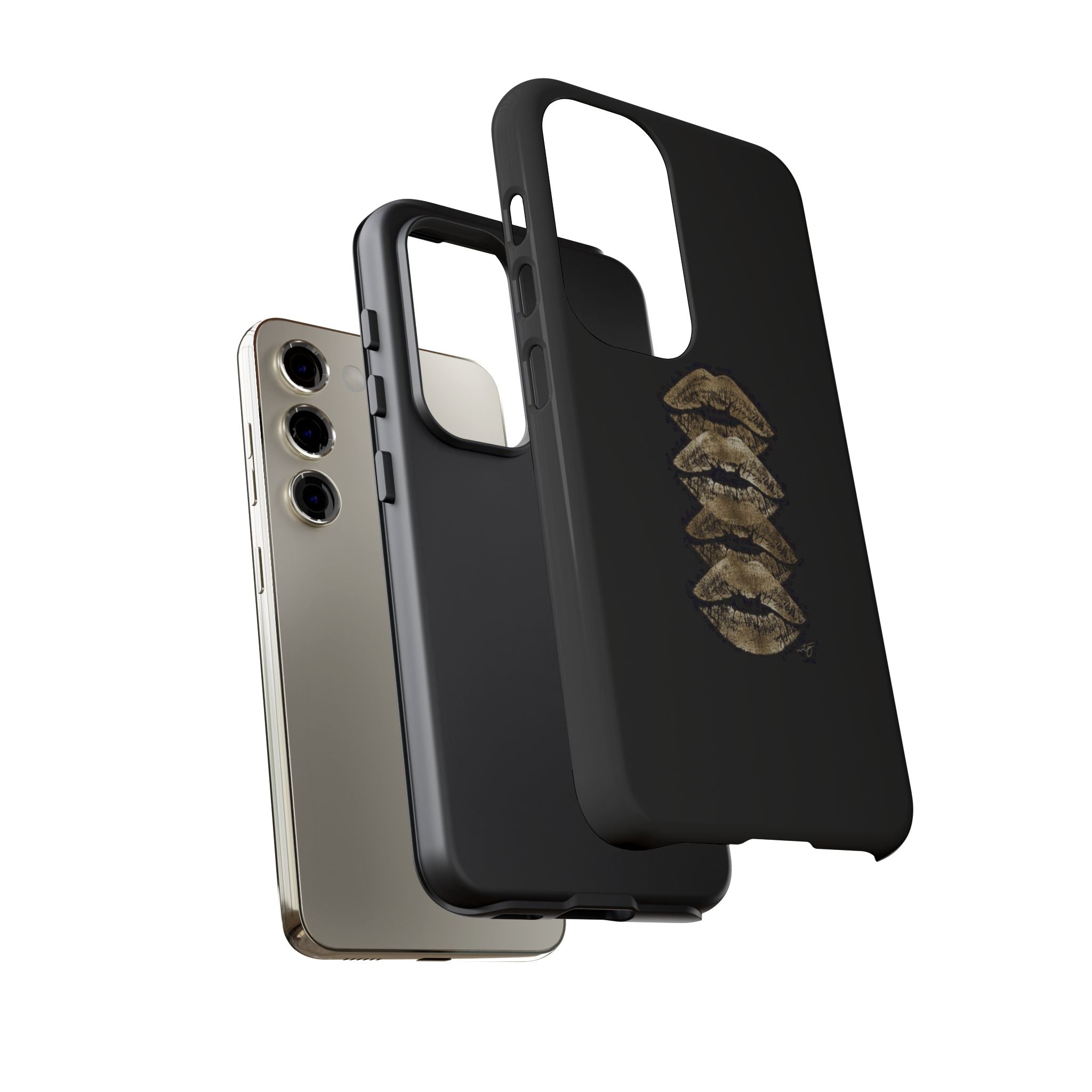 Golden Lipstick Phone Case