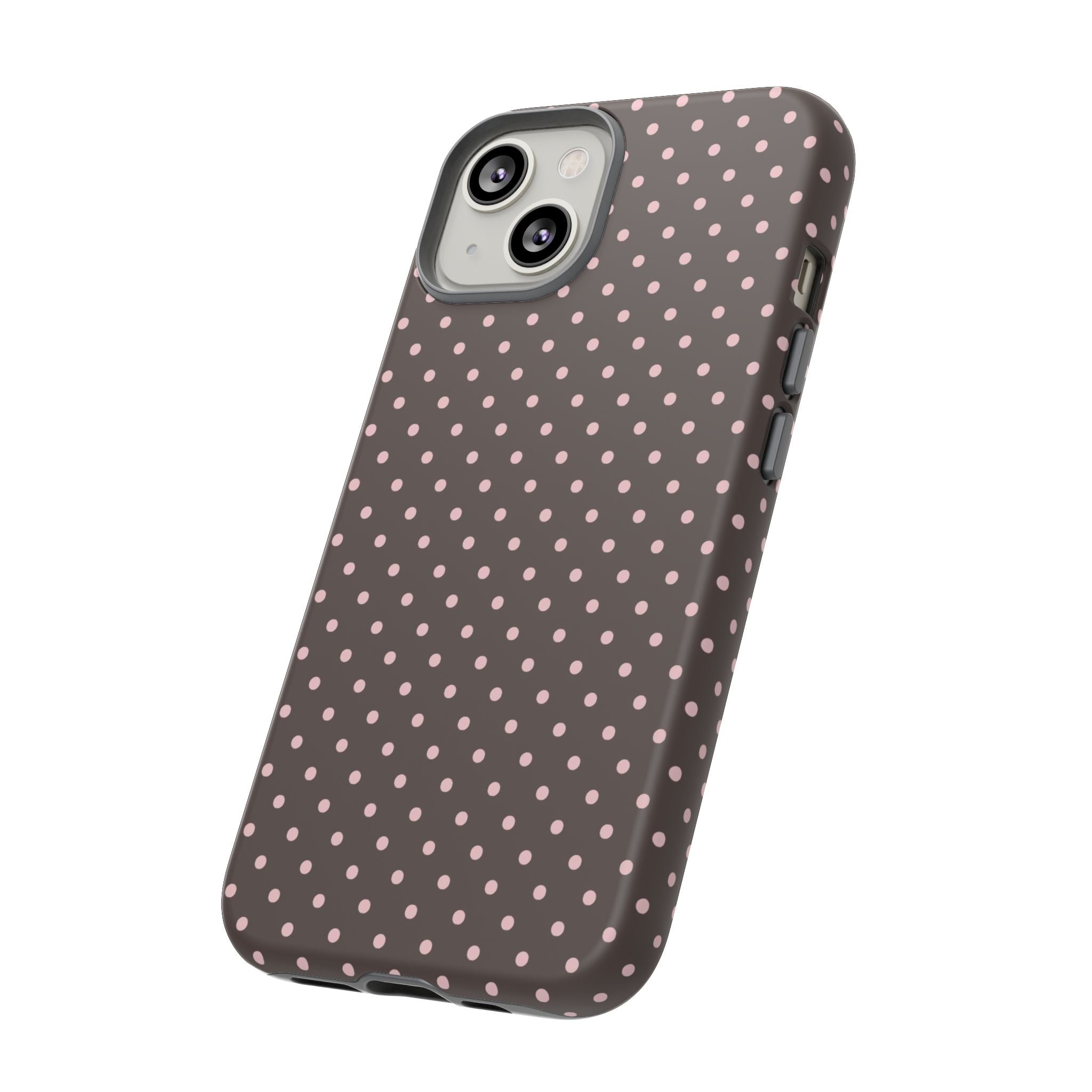 Brown Polka Phone Case