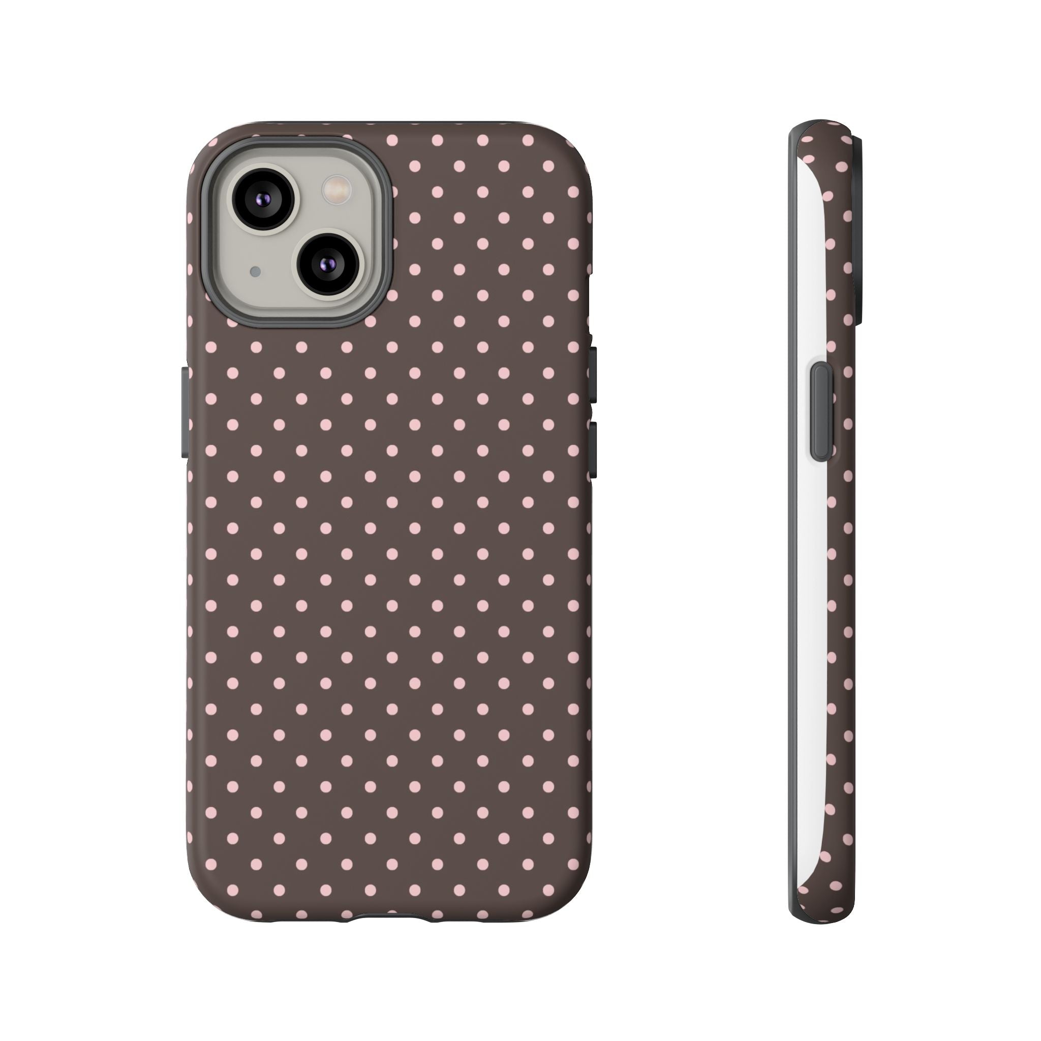 Brown Polka Phone Case
