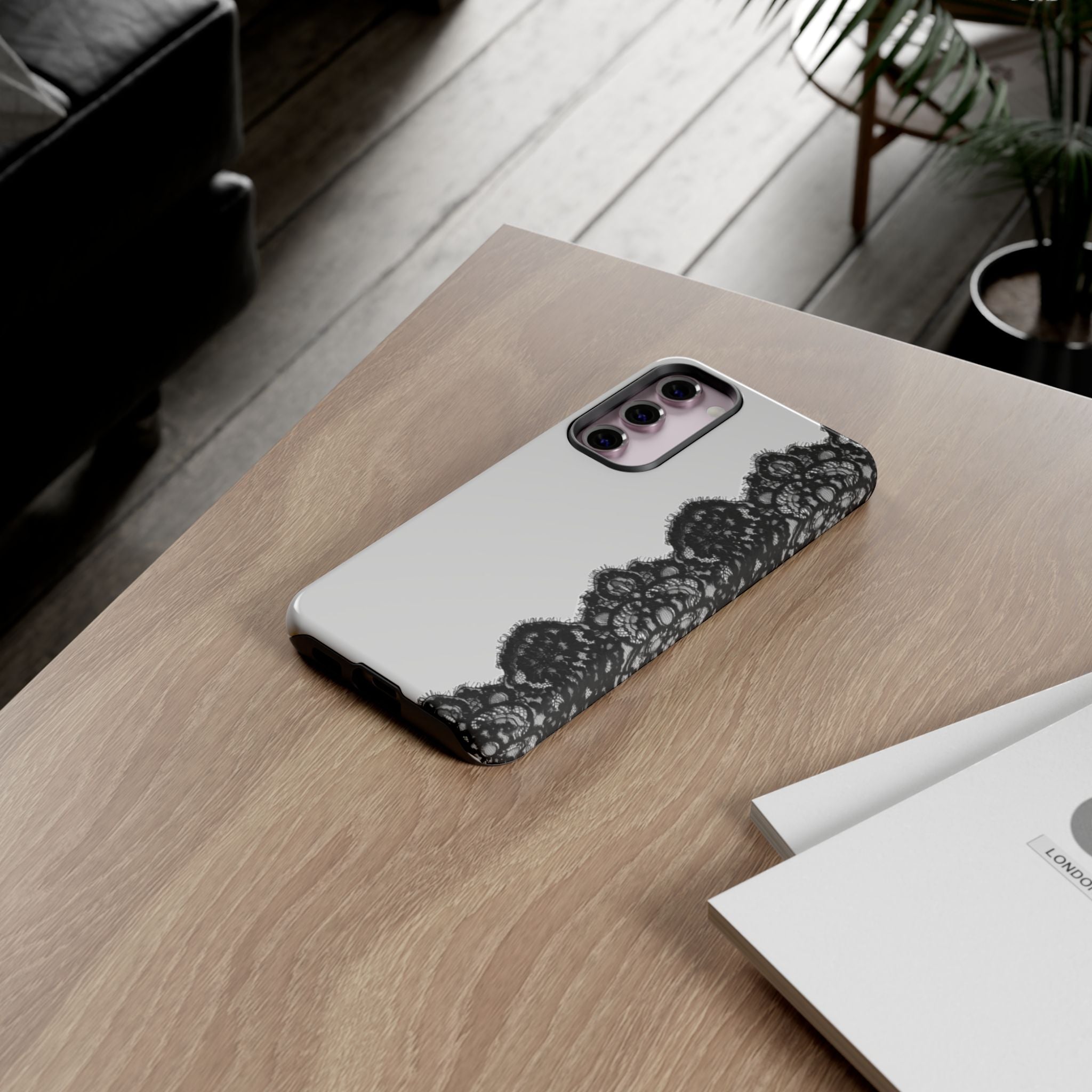 Black Lace Phone Case
