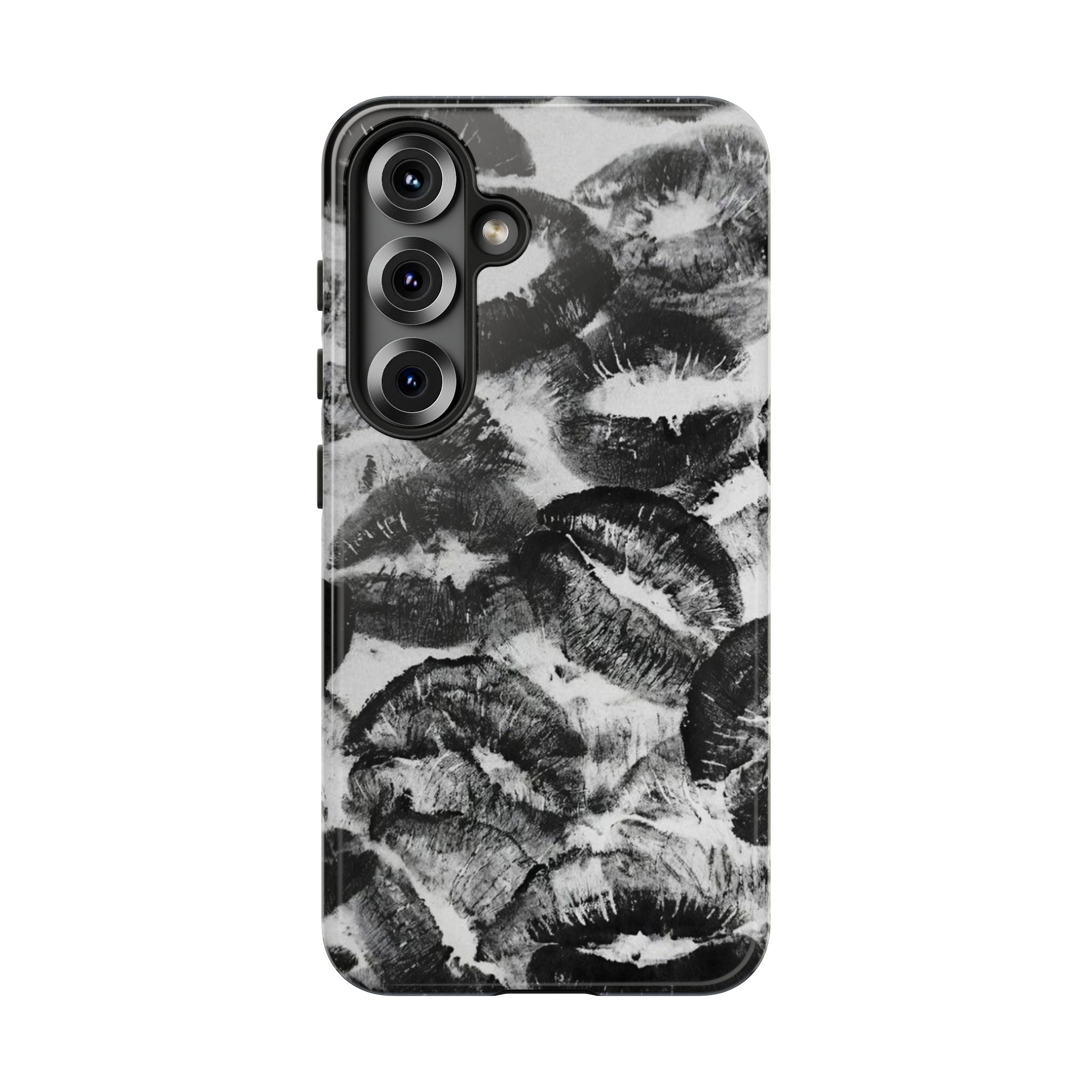 Black and Kiss Design Phone Case