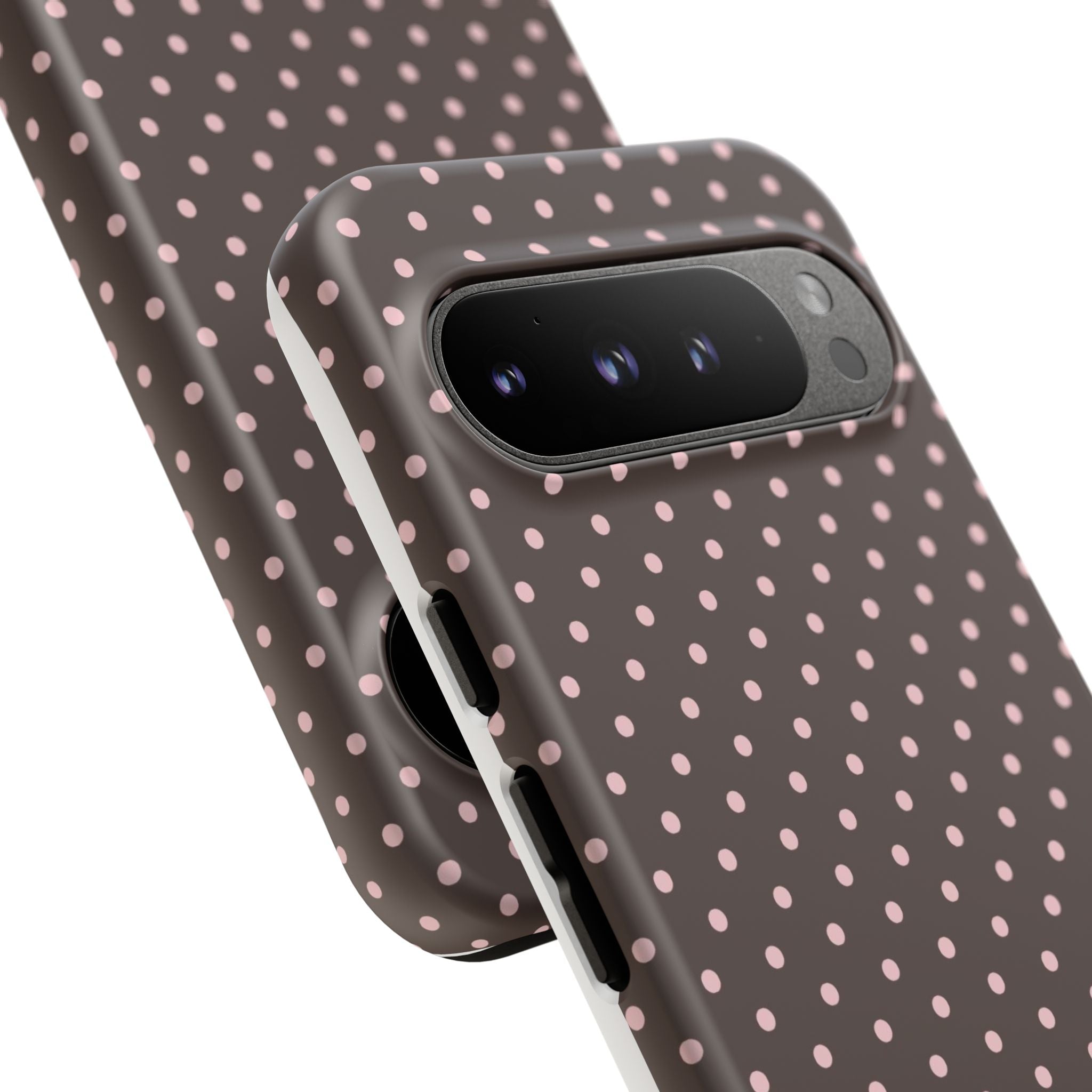 Brown Polka Phone Case