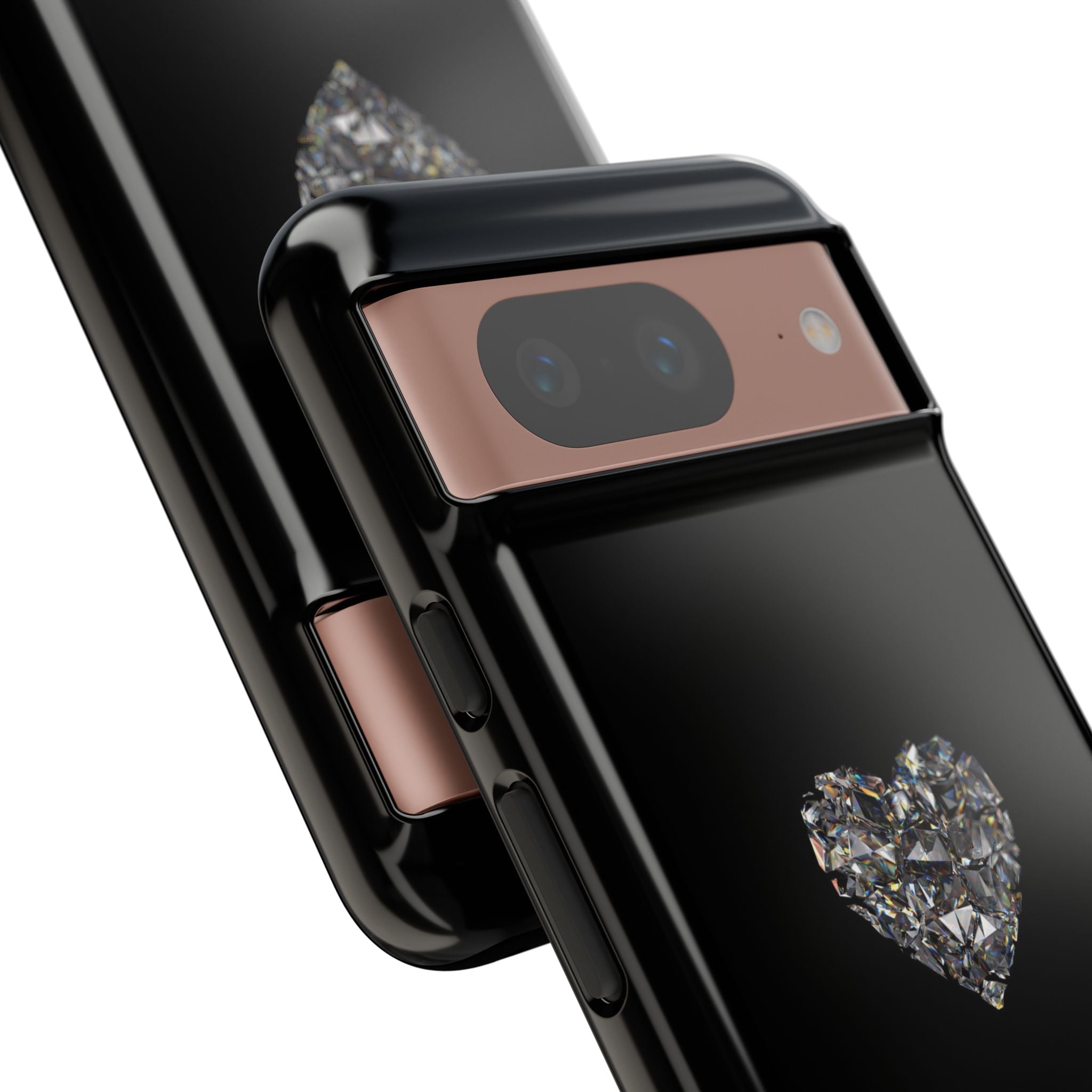 Crystal Heart Phone Case