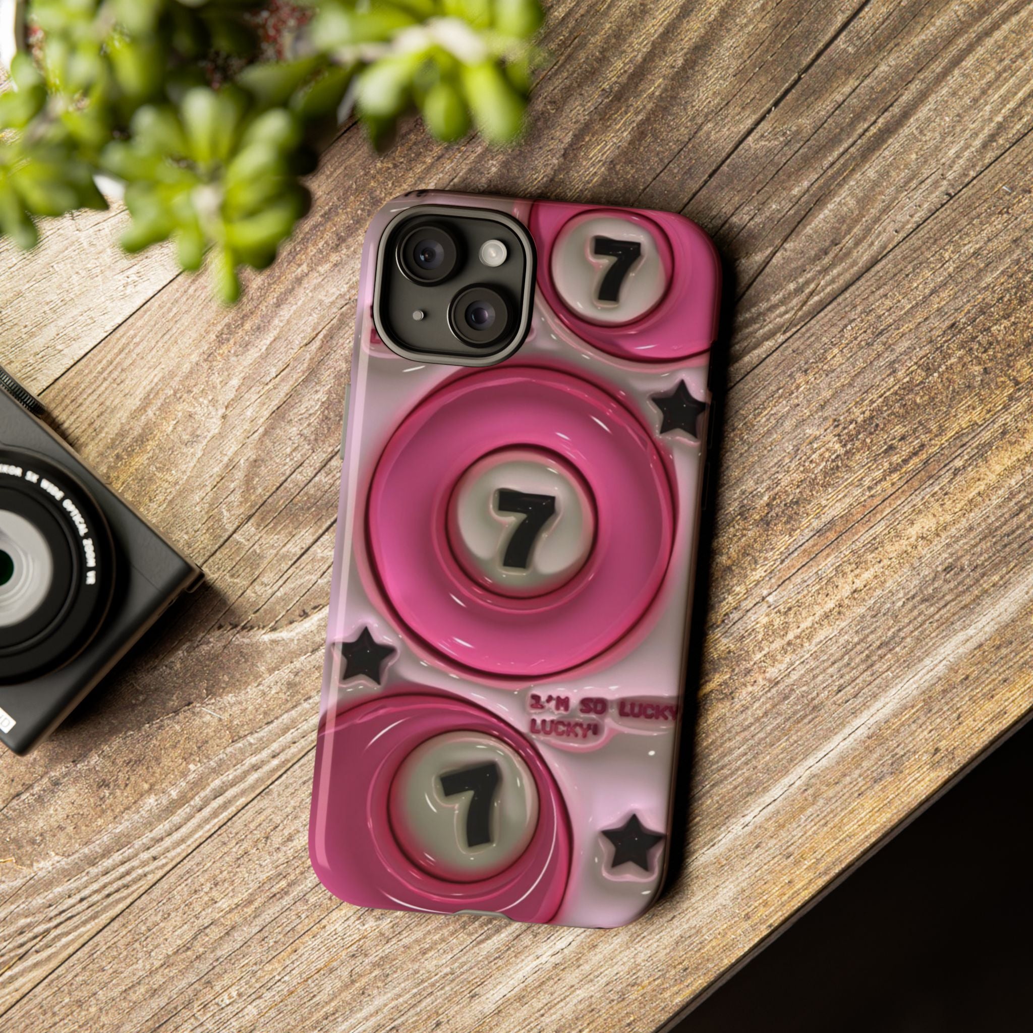 Pink 8 Ball Phone Case