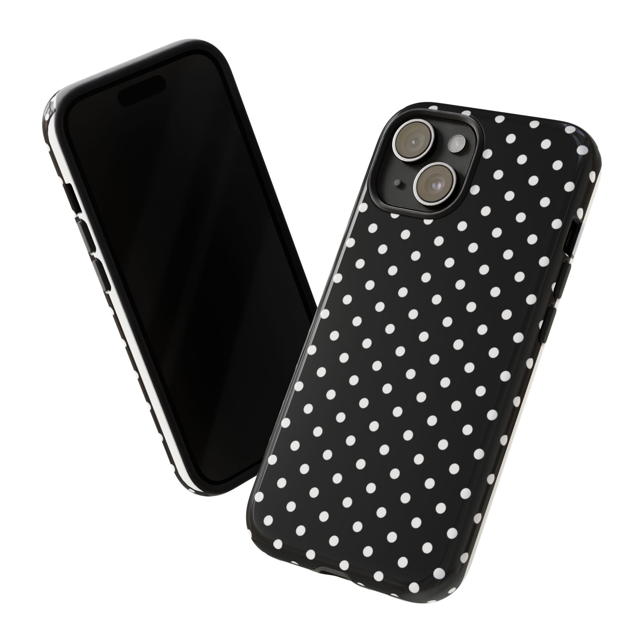 Black Polka Dot Phone Case