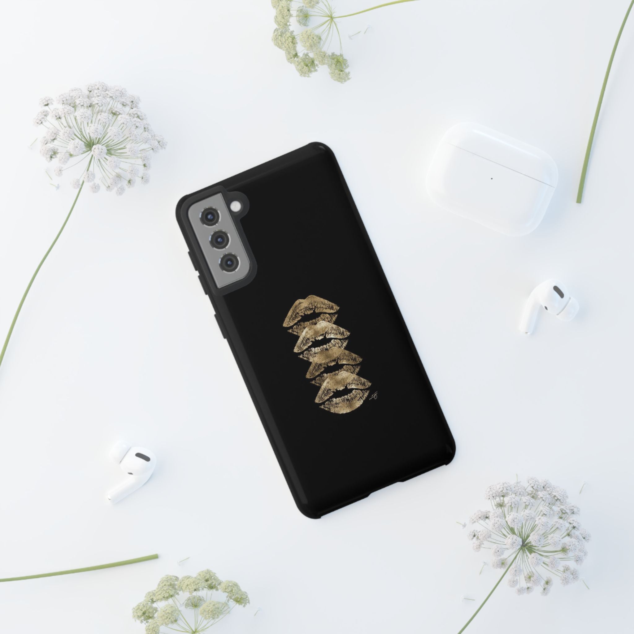 Golden Lipstick Phone Case