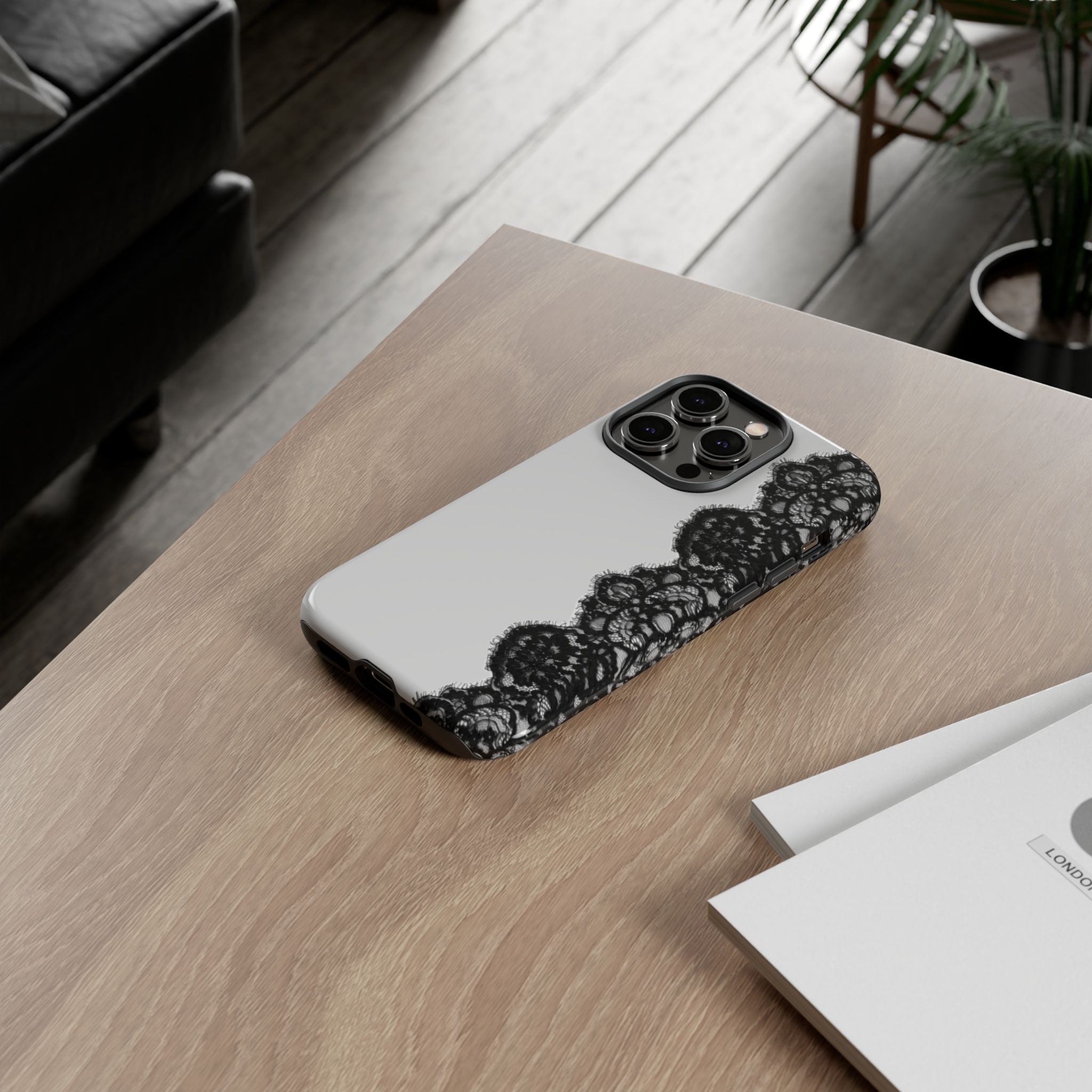 Black Lace Phone Case