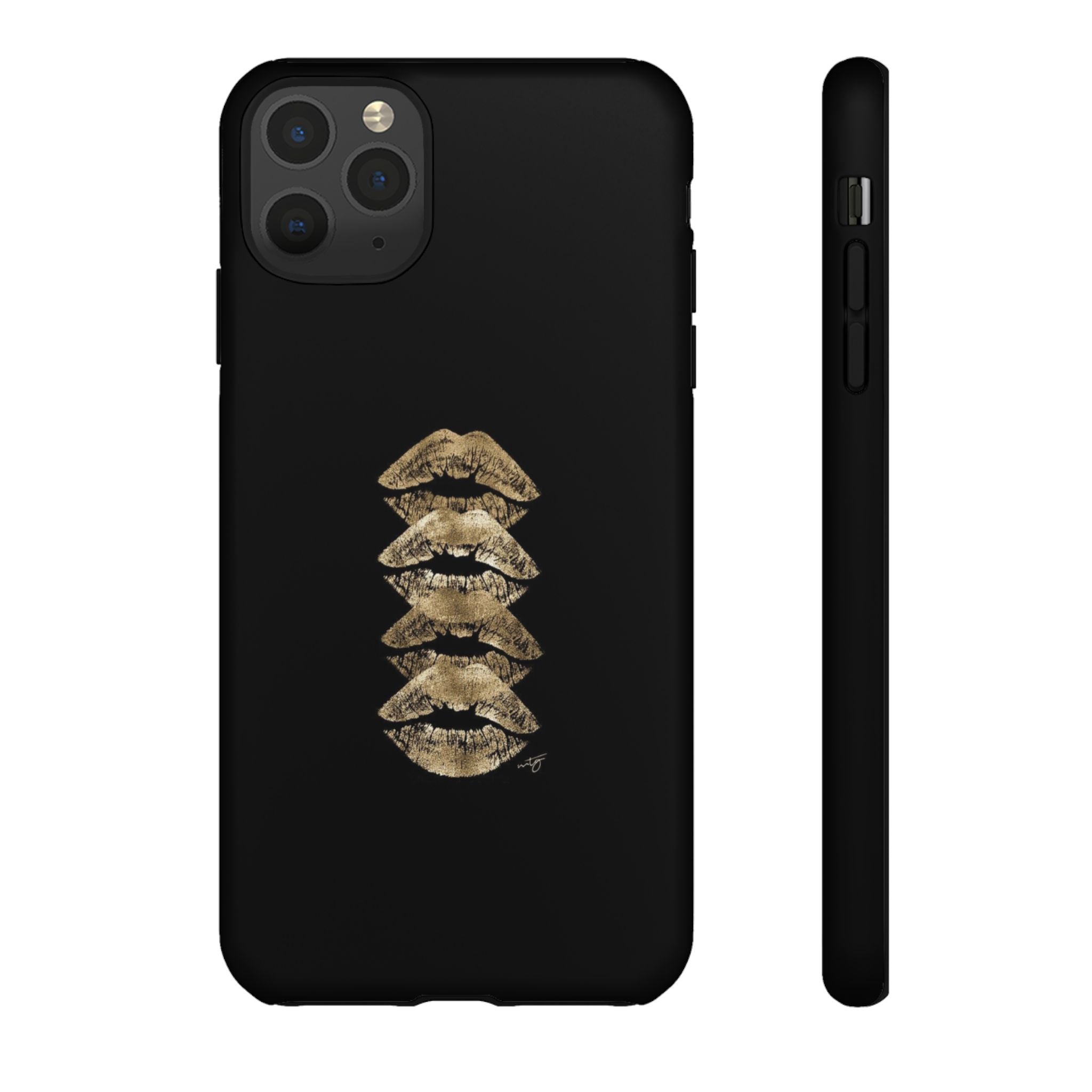 Golden Lipstick Phone Case
