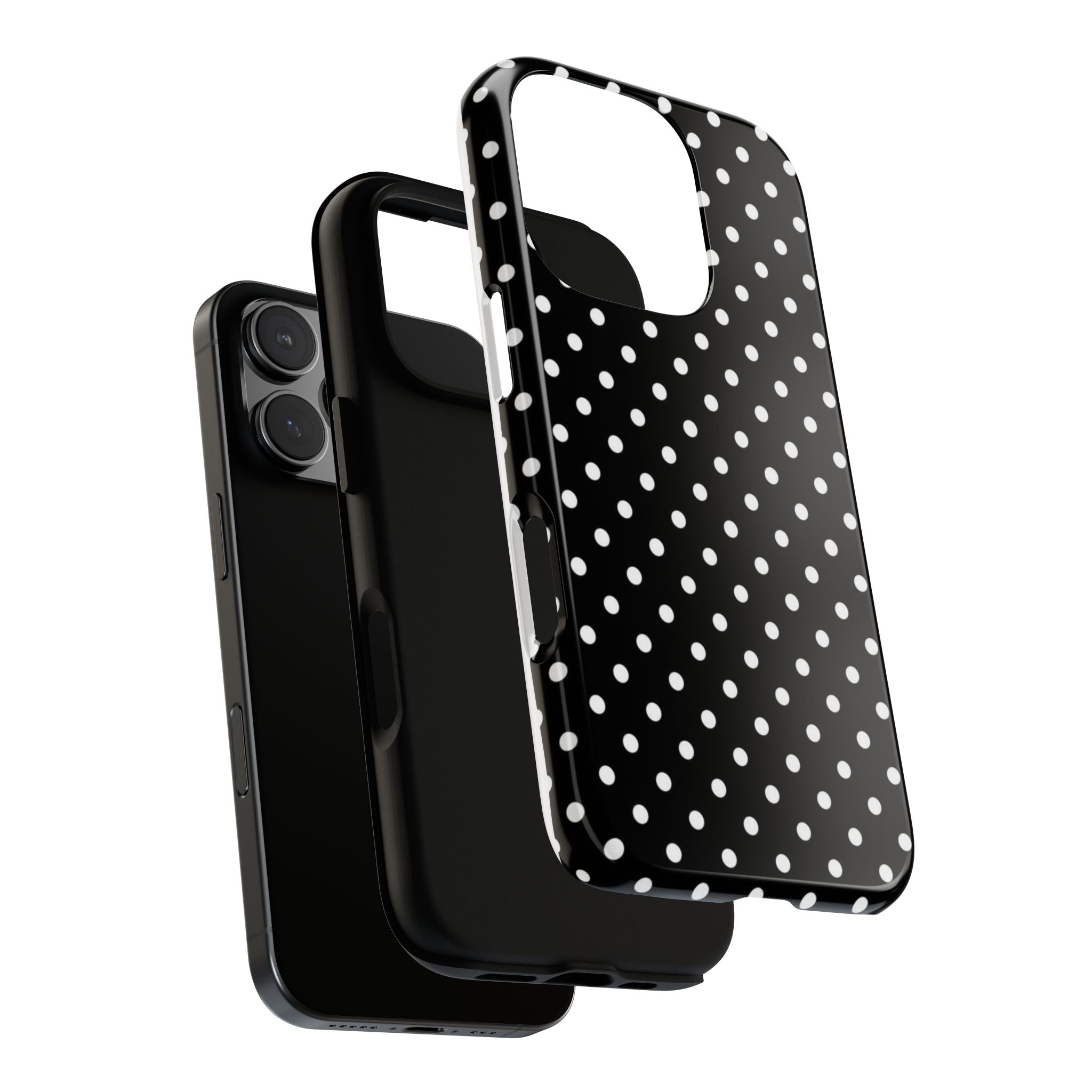 Black Polka Dot Phone Case