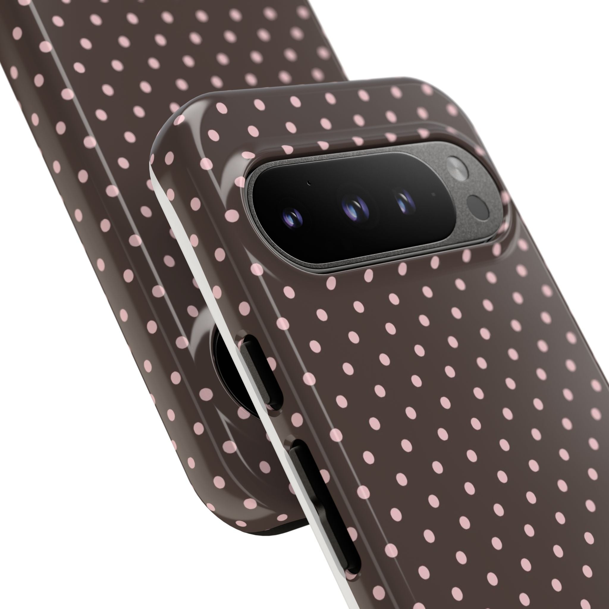 Brown Polka Phone Case