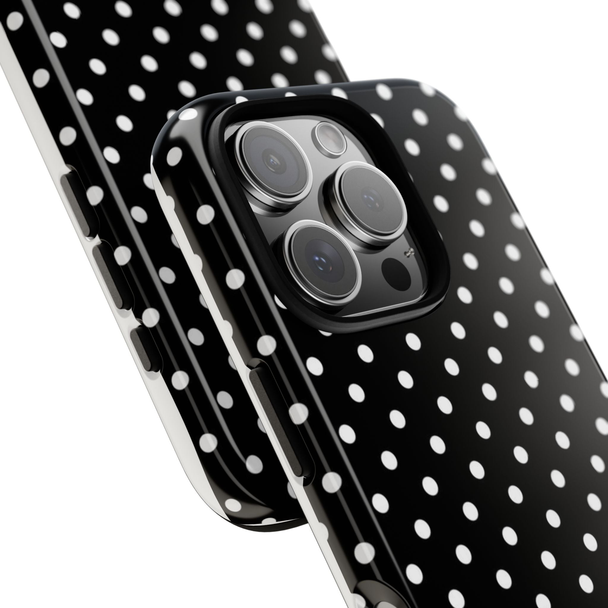 Black Polka Dot Phone Case