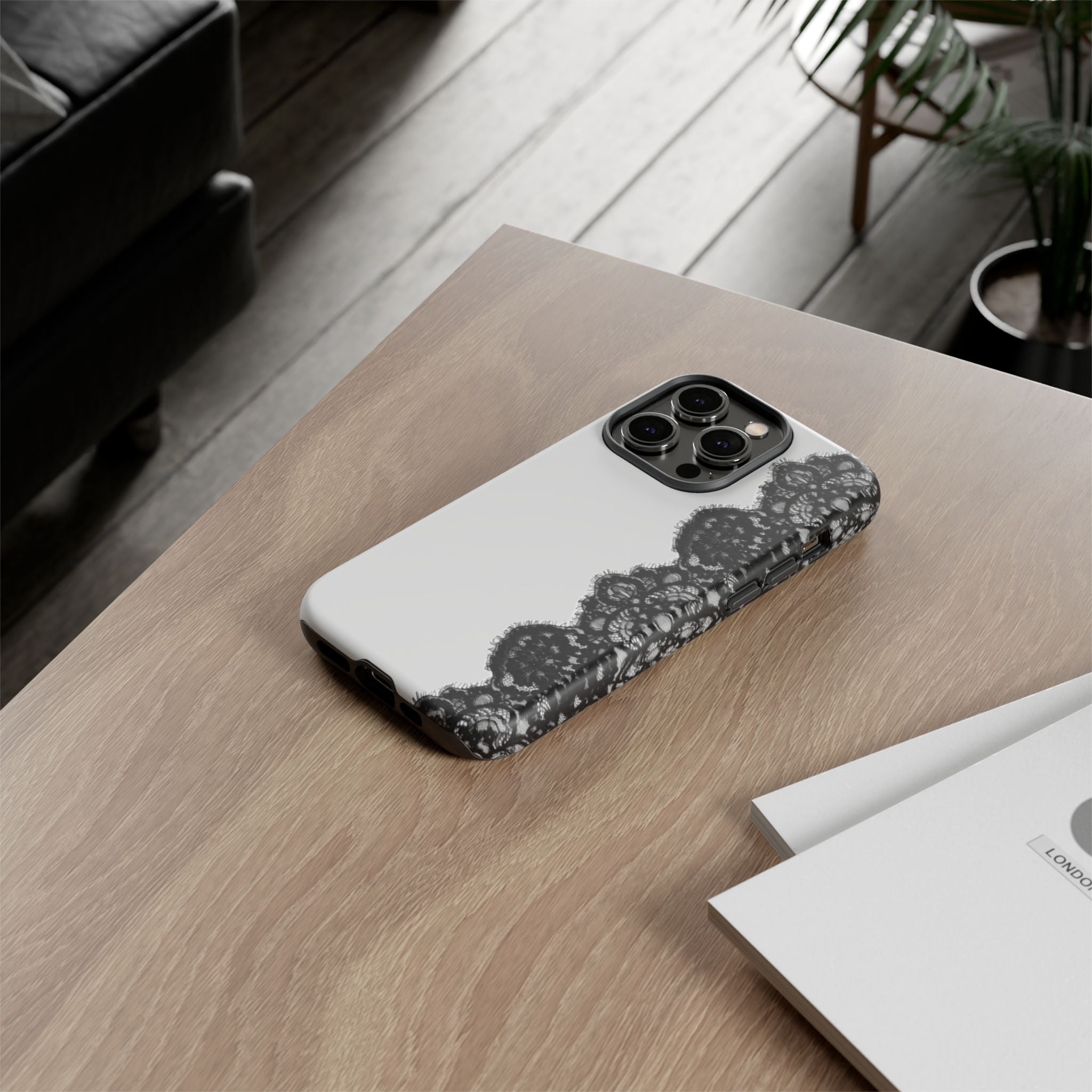 Black Lace Phone Case