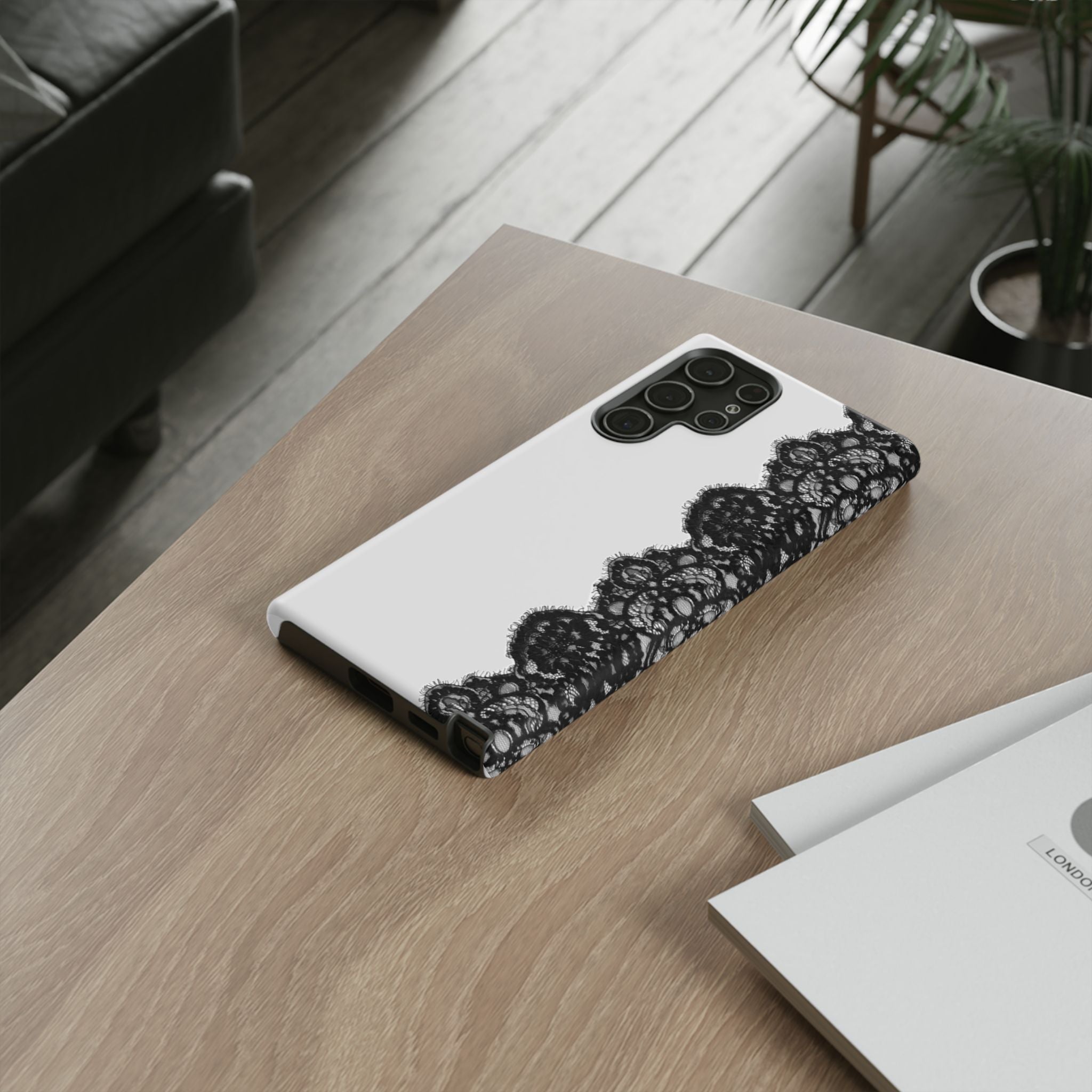 Black Lace Phone Case