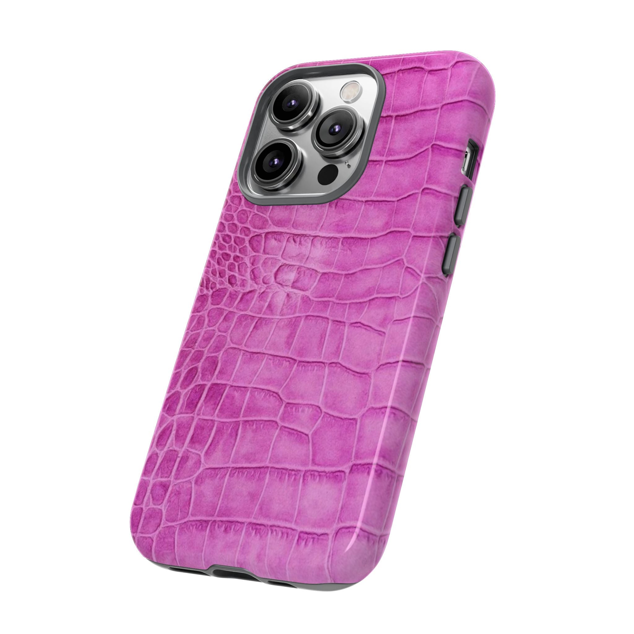 Purple Croc Phone Case