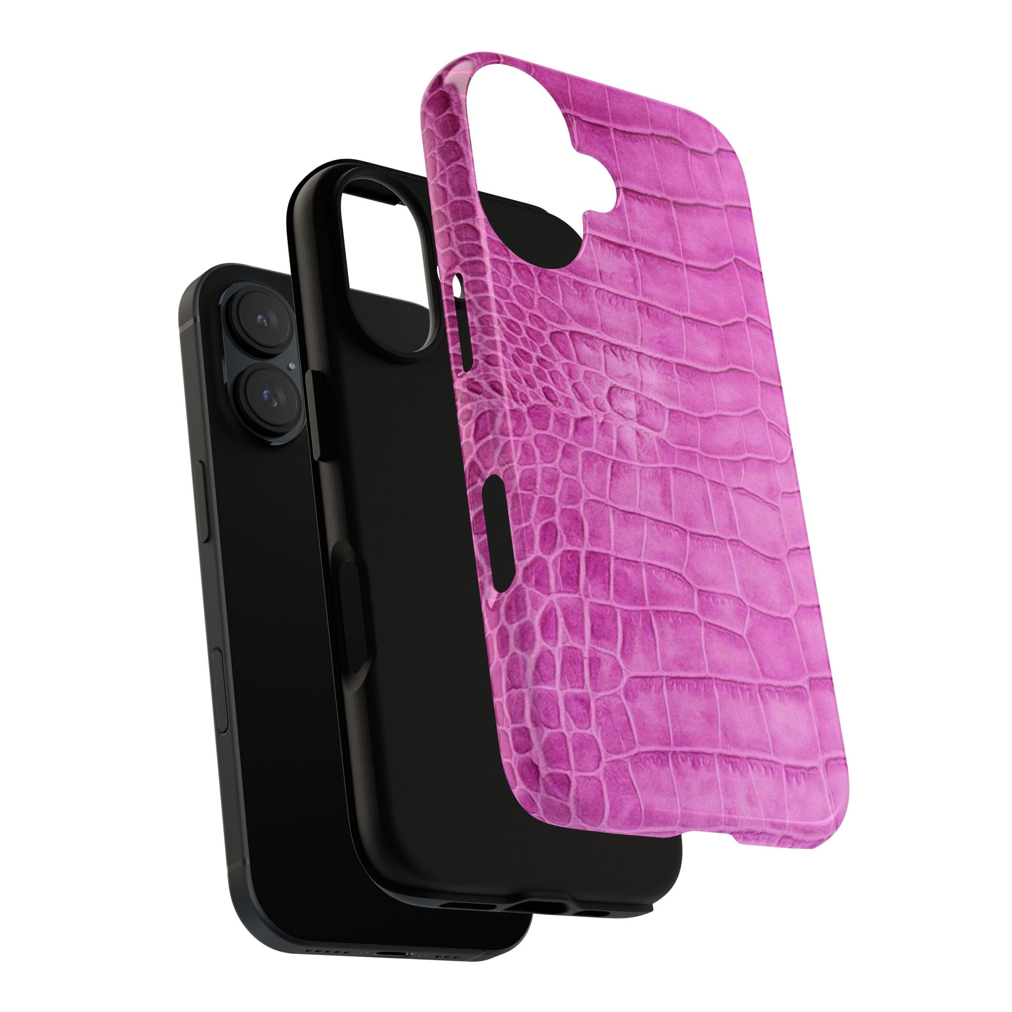 Purple Croc Phone Case