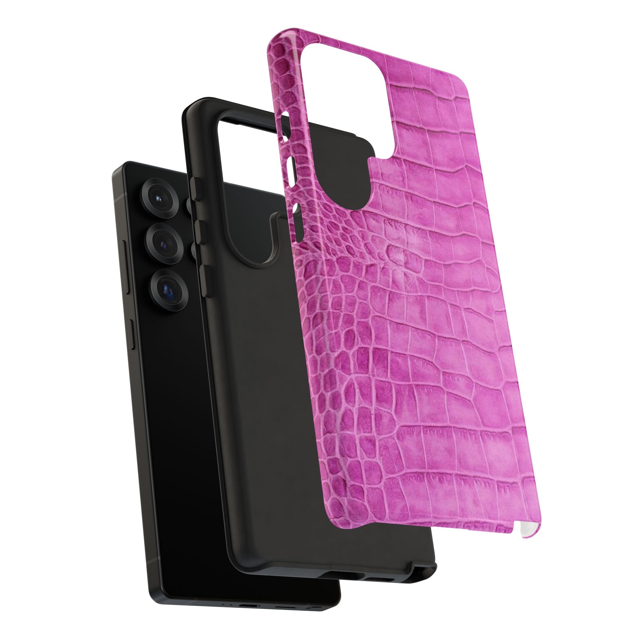 Purple Croc Phone Case