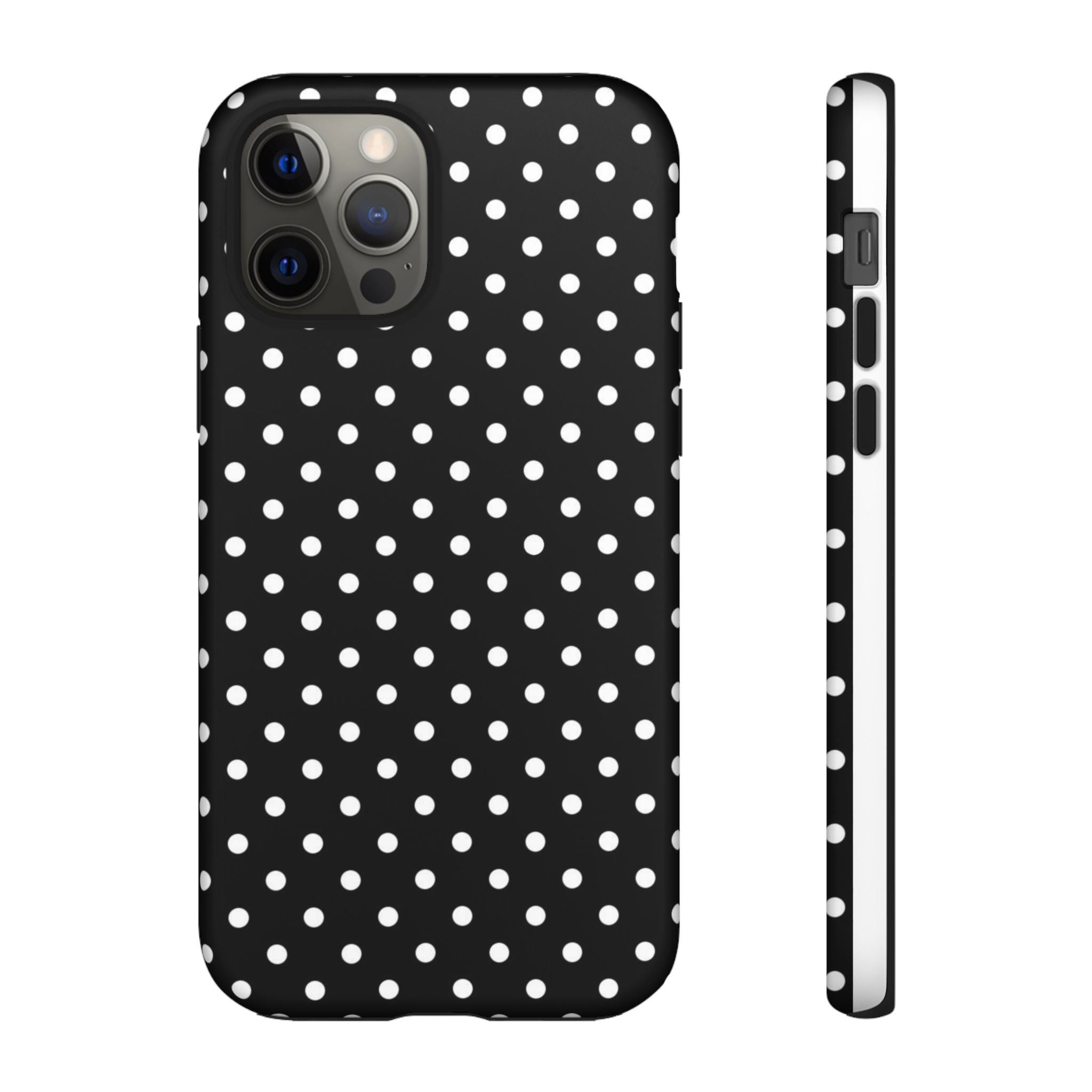 Black Polka Dot Phone Case
