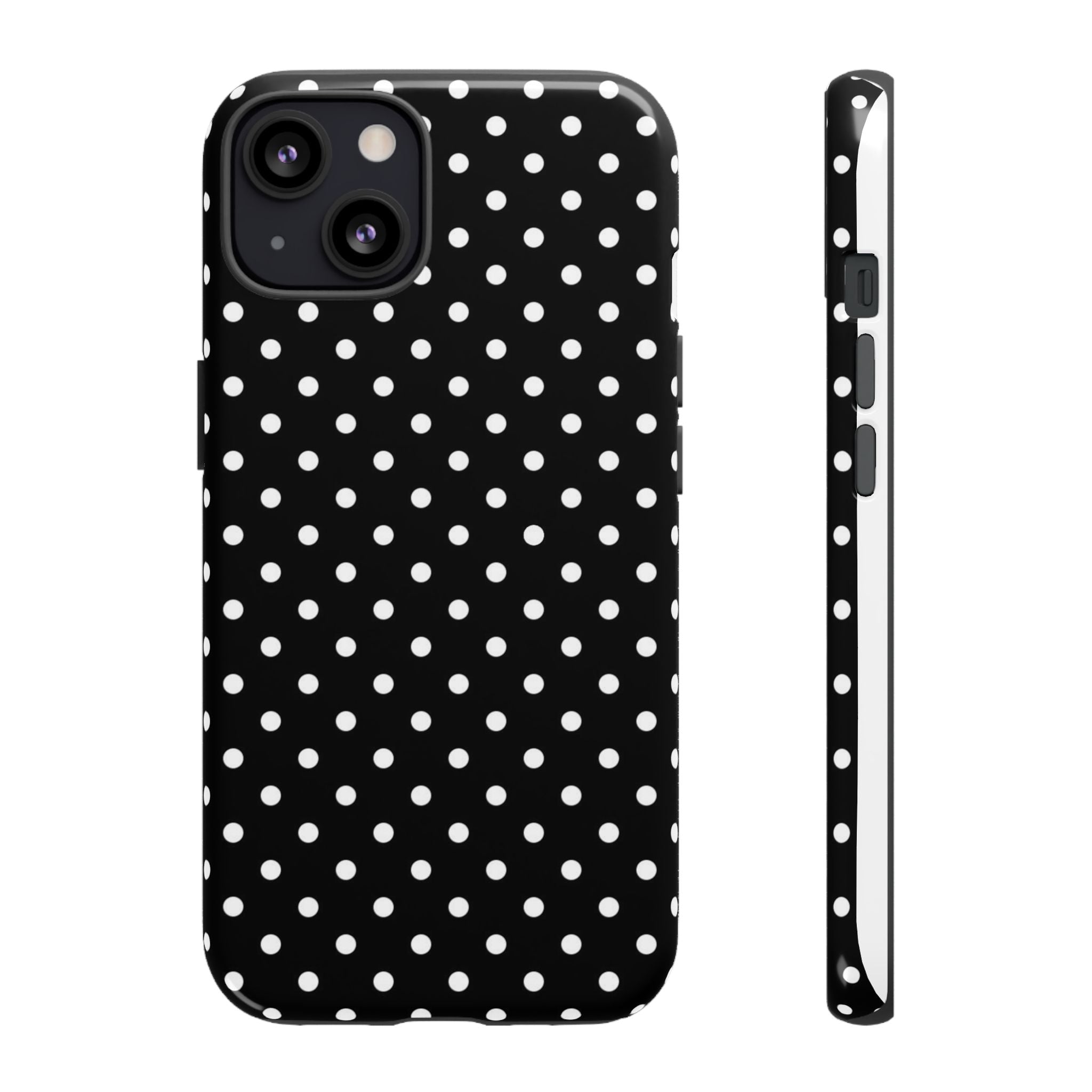 Black Polka Dot Phone Case