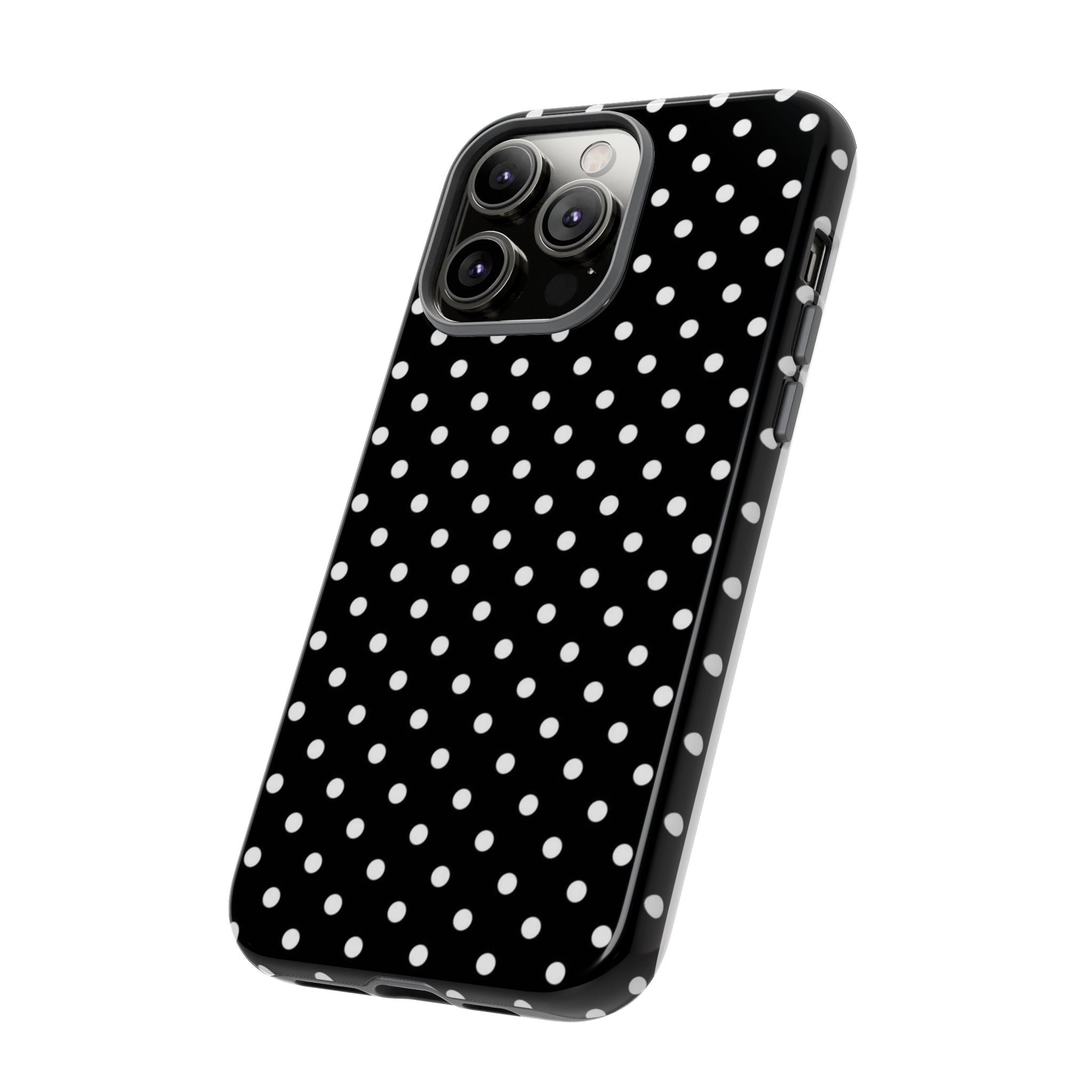Black Polka Dot Phone Case