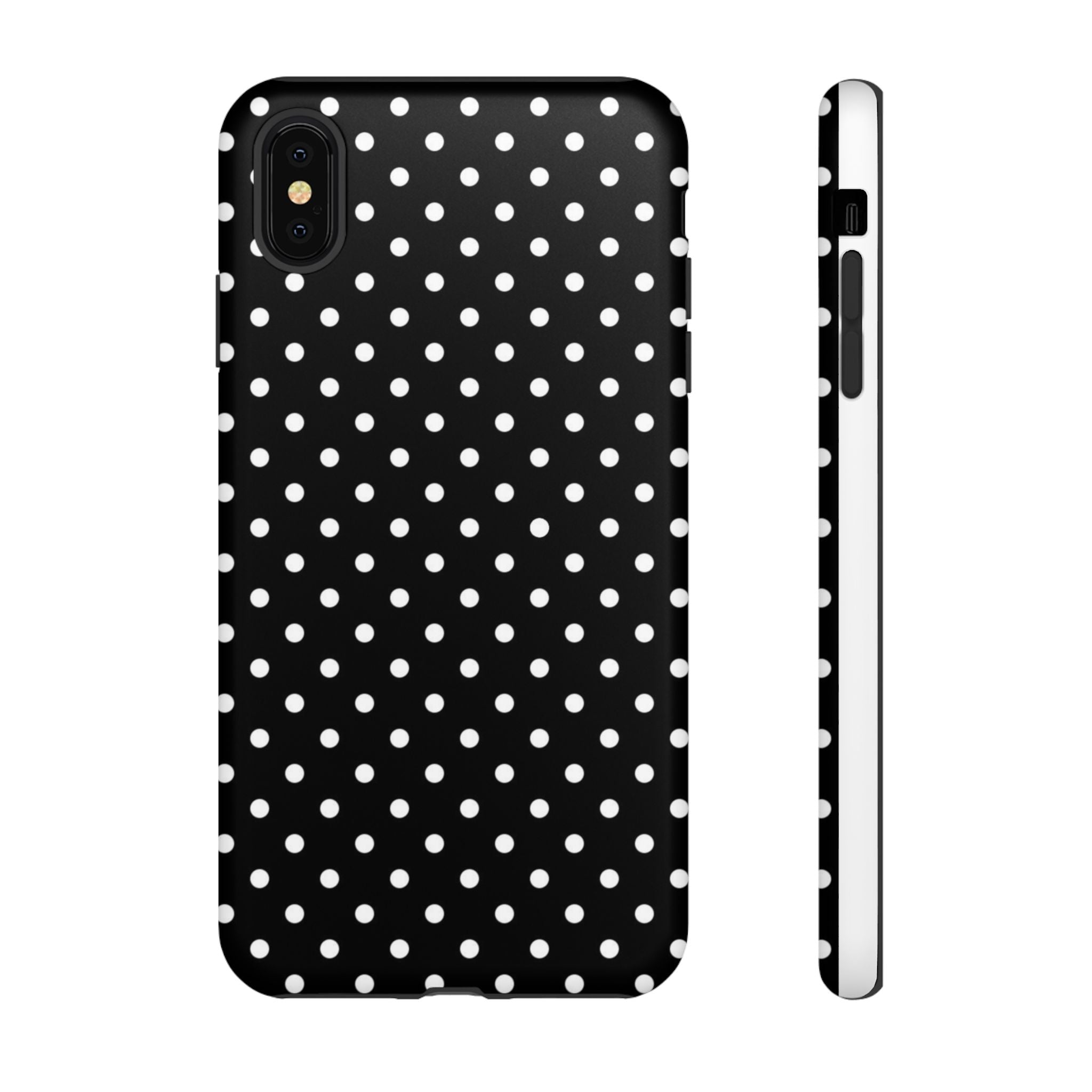 Black Polka Dot Phone Case