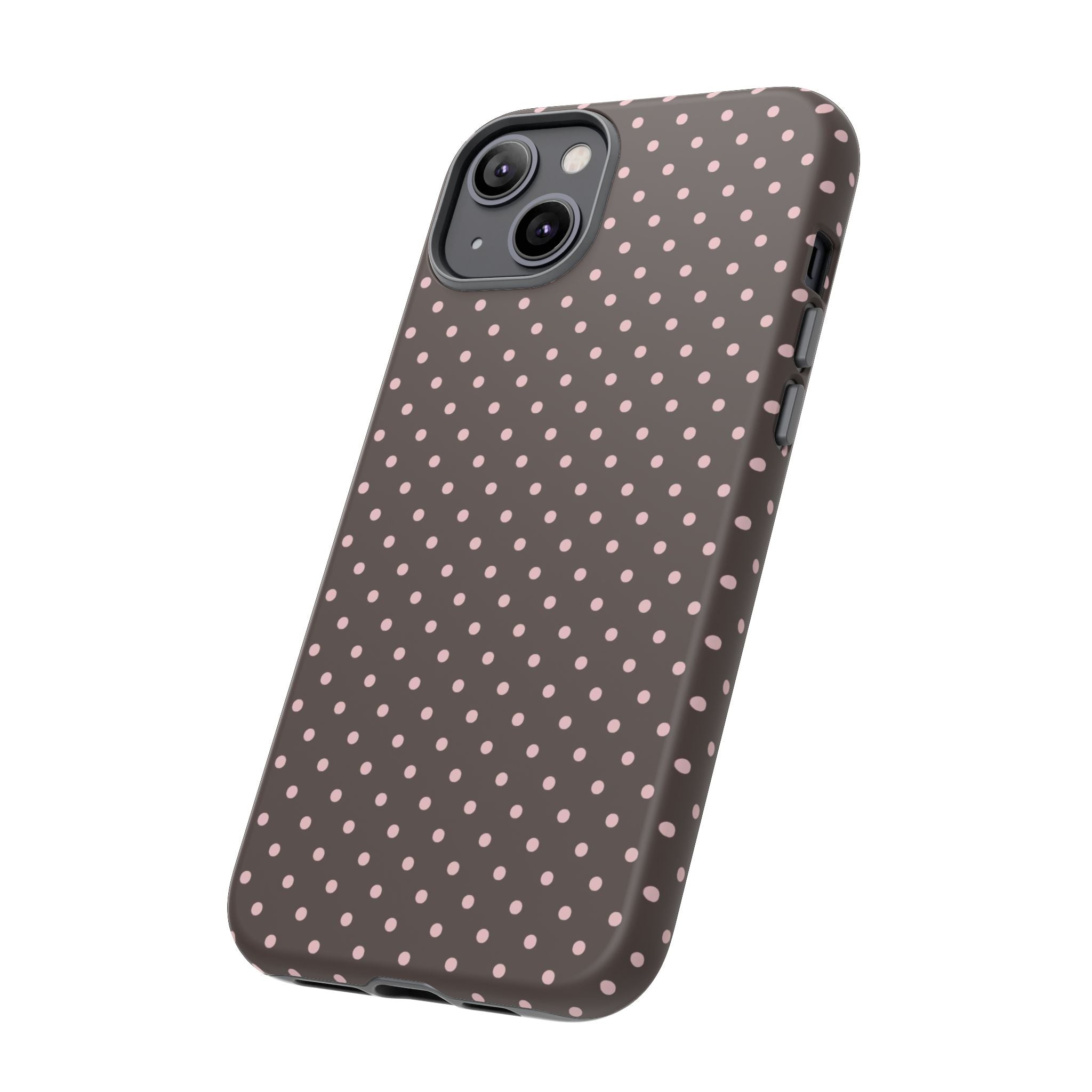 Brown Polka Phone Case