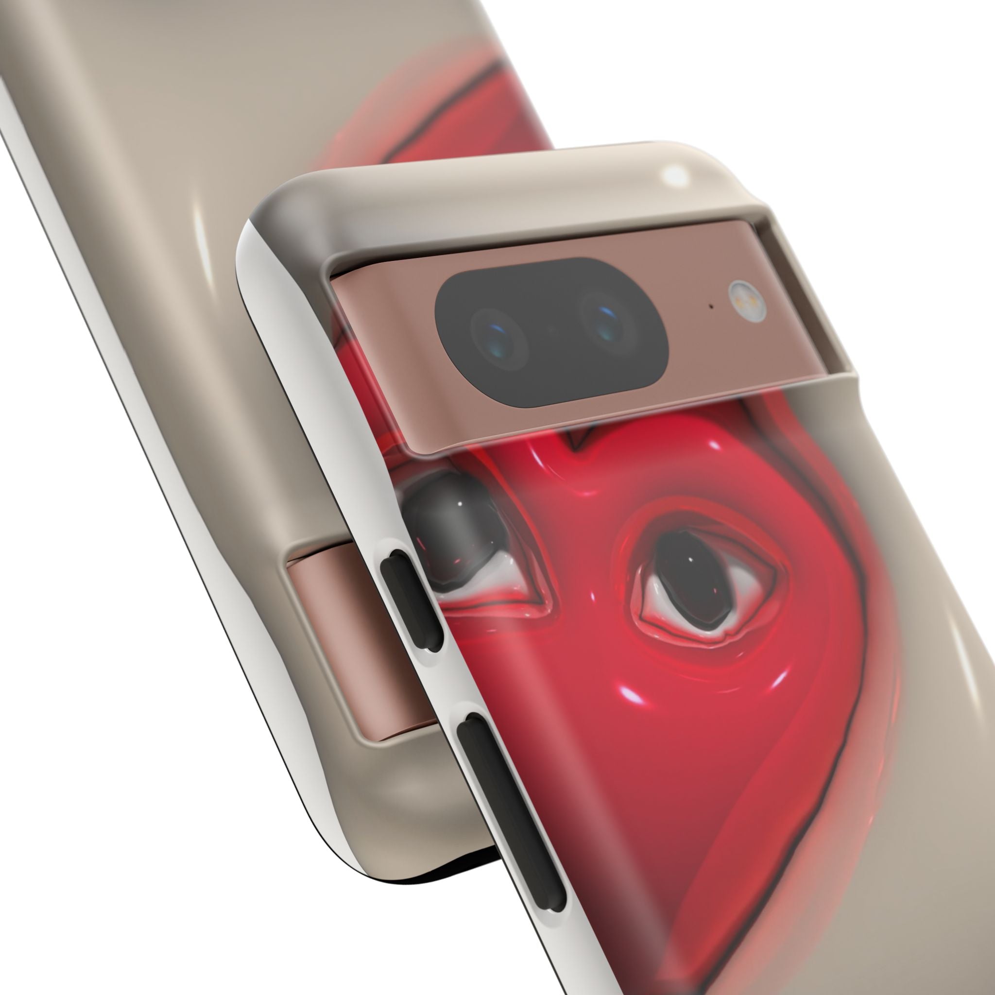 3D Hearts Phone Case